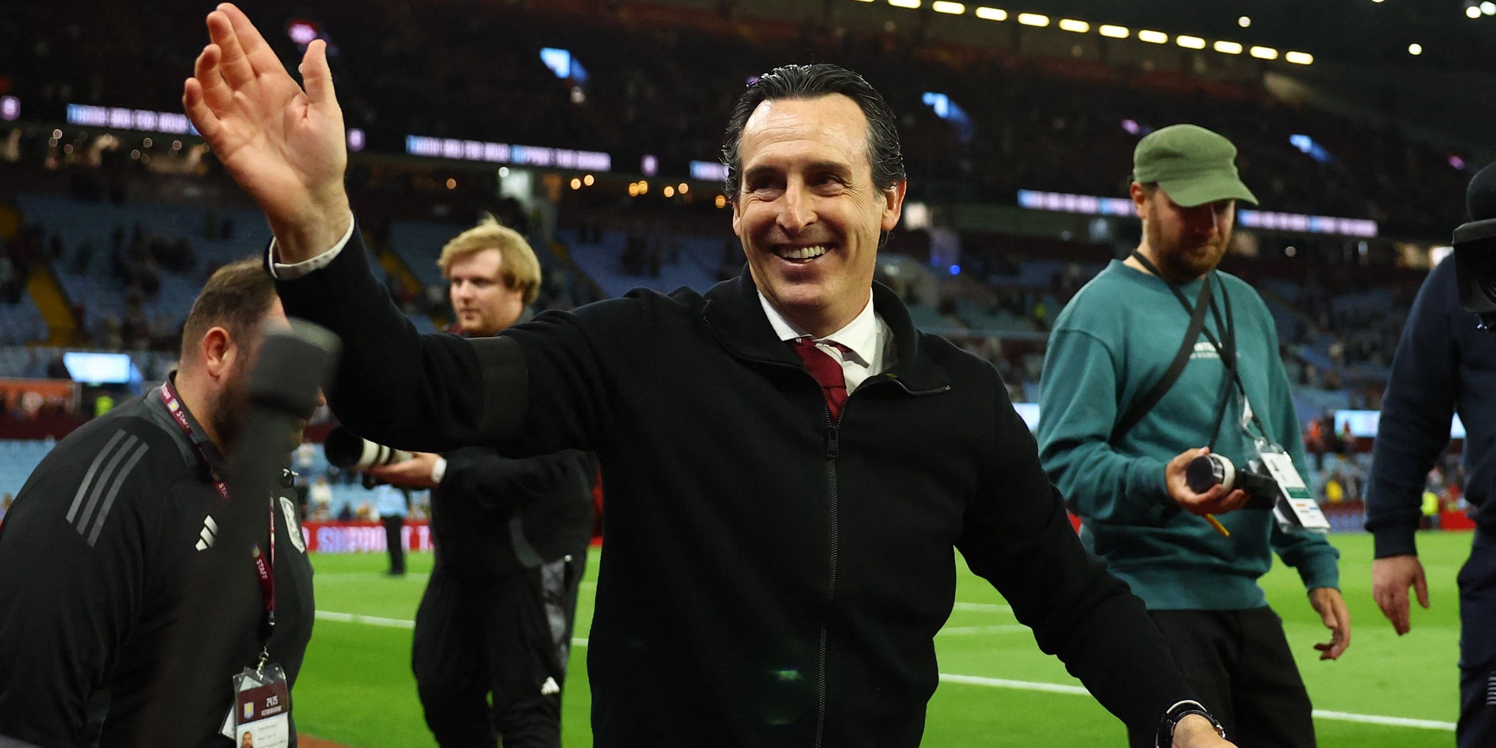 Aston Director Villa Unai Emery during the bosom of honor 