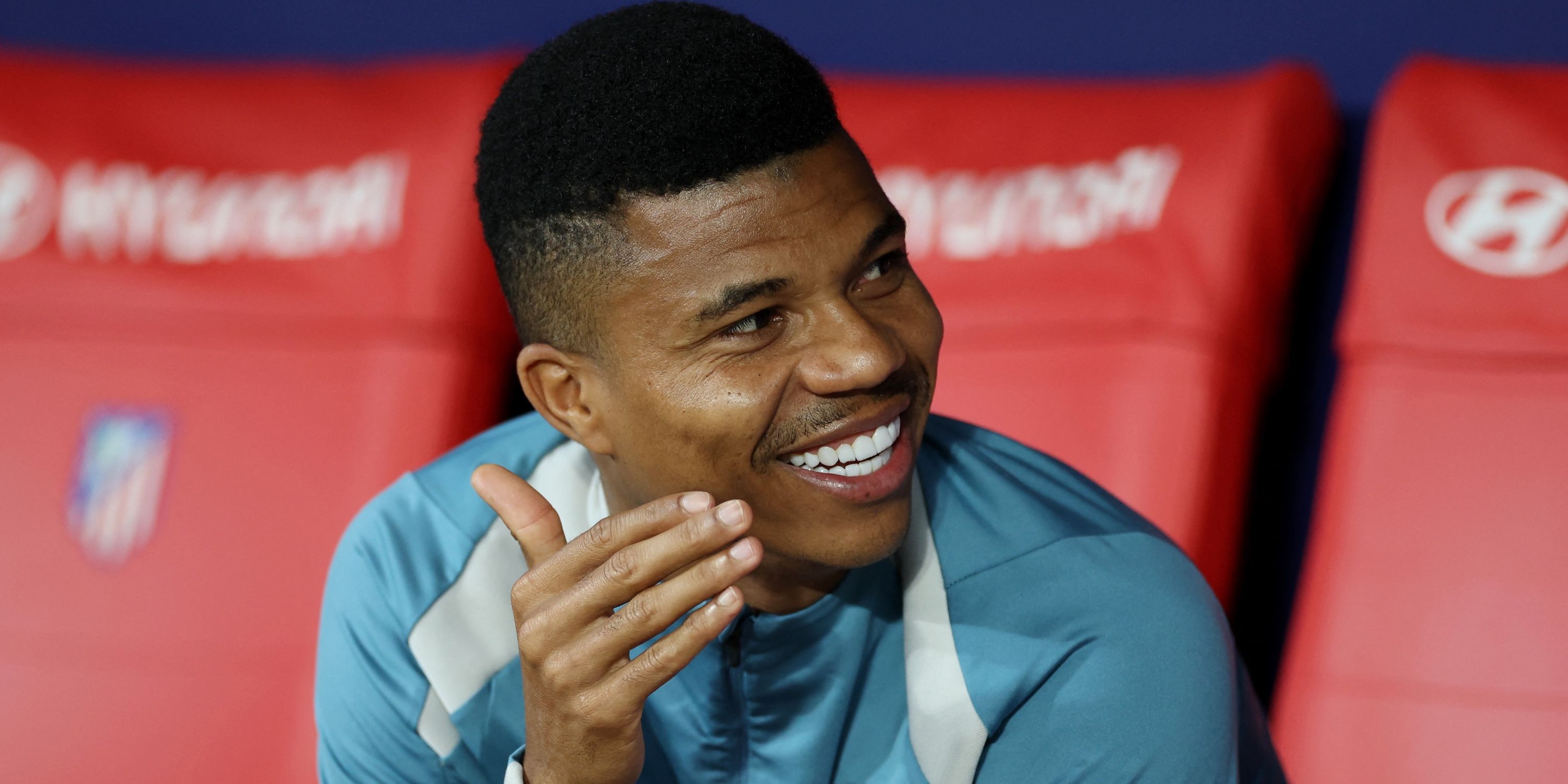 Reinildo Mandava of Atletico Madrid before the match