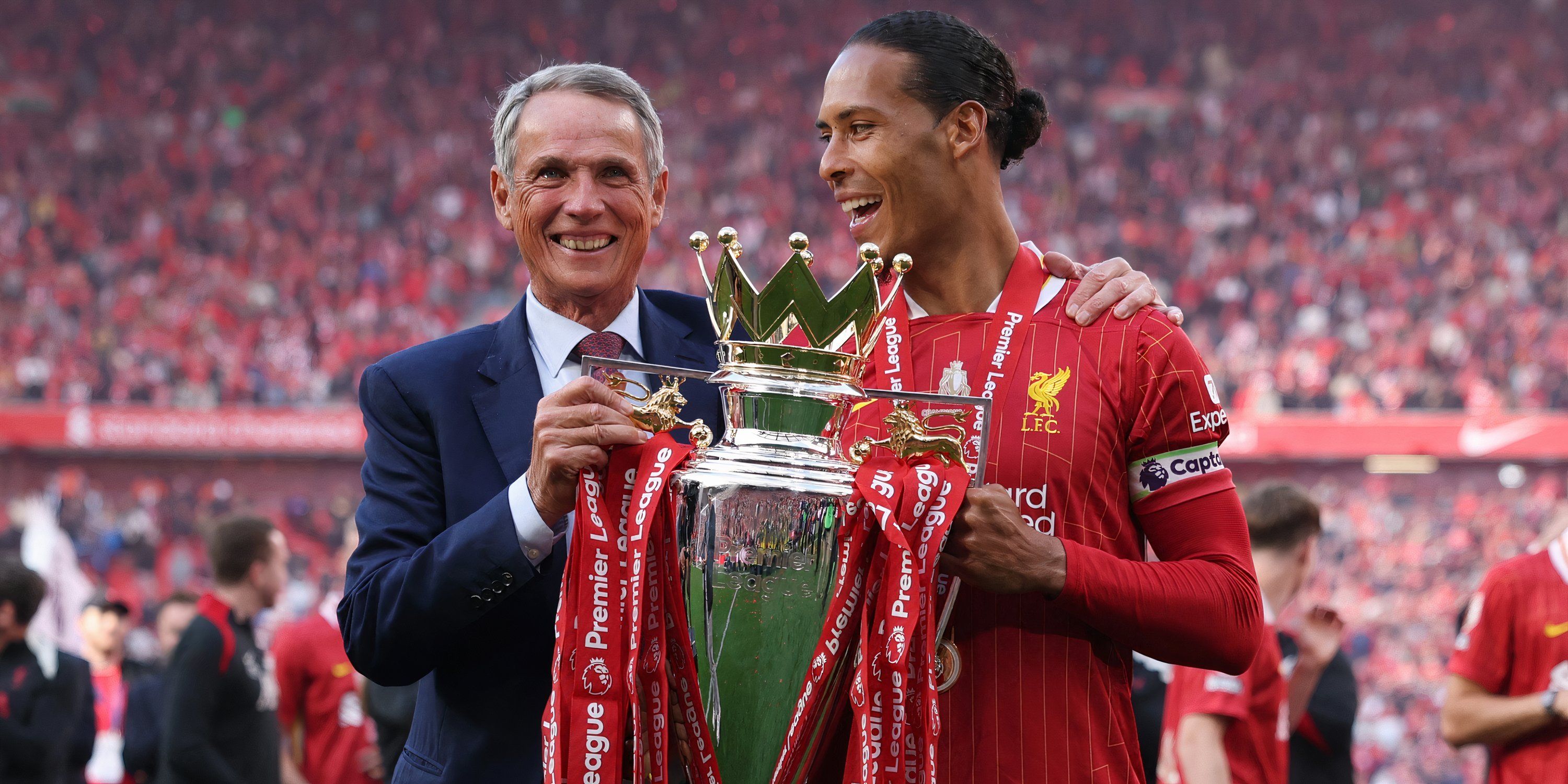 Liverpool Alan Hansen and Virgil Van Dick