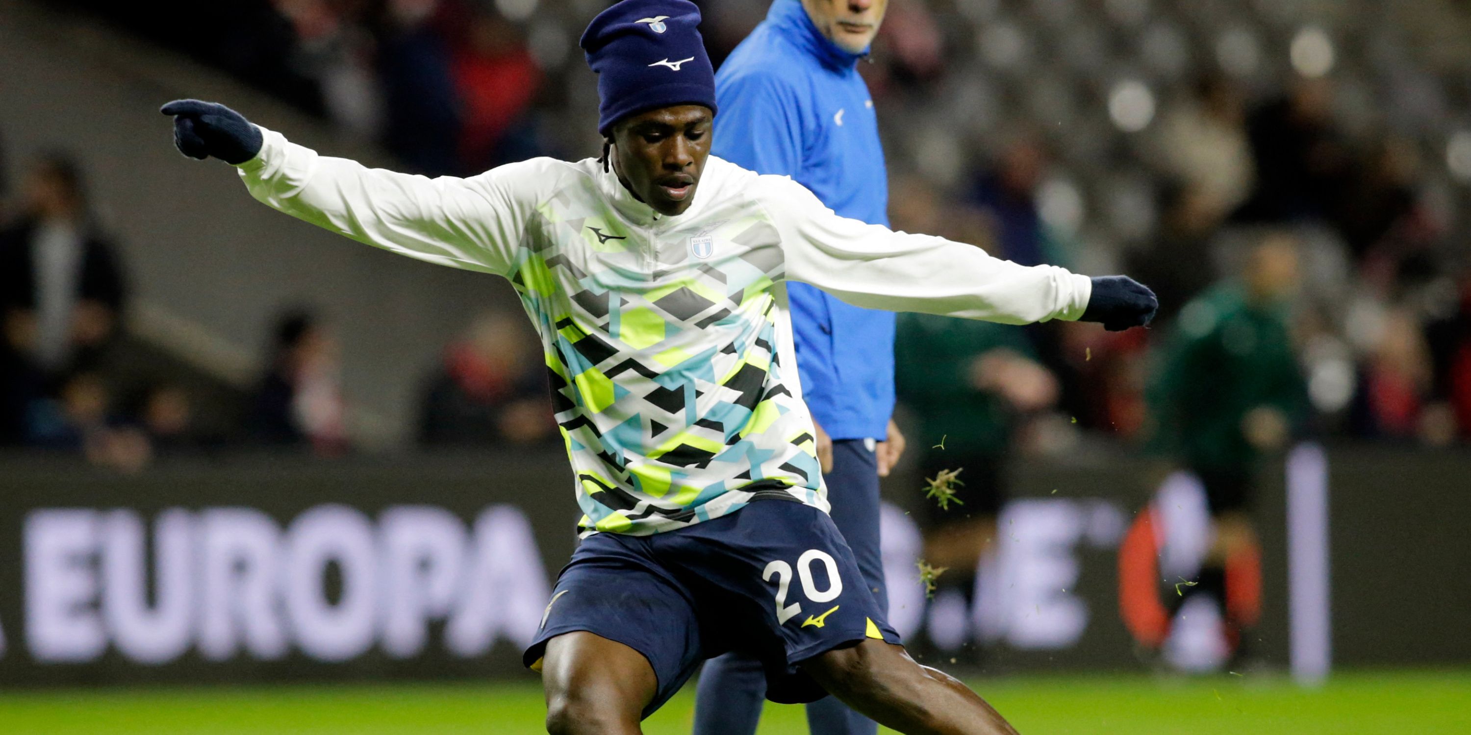 The Lazio Loum Tchaouna striker