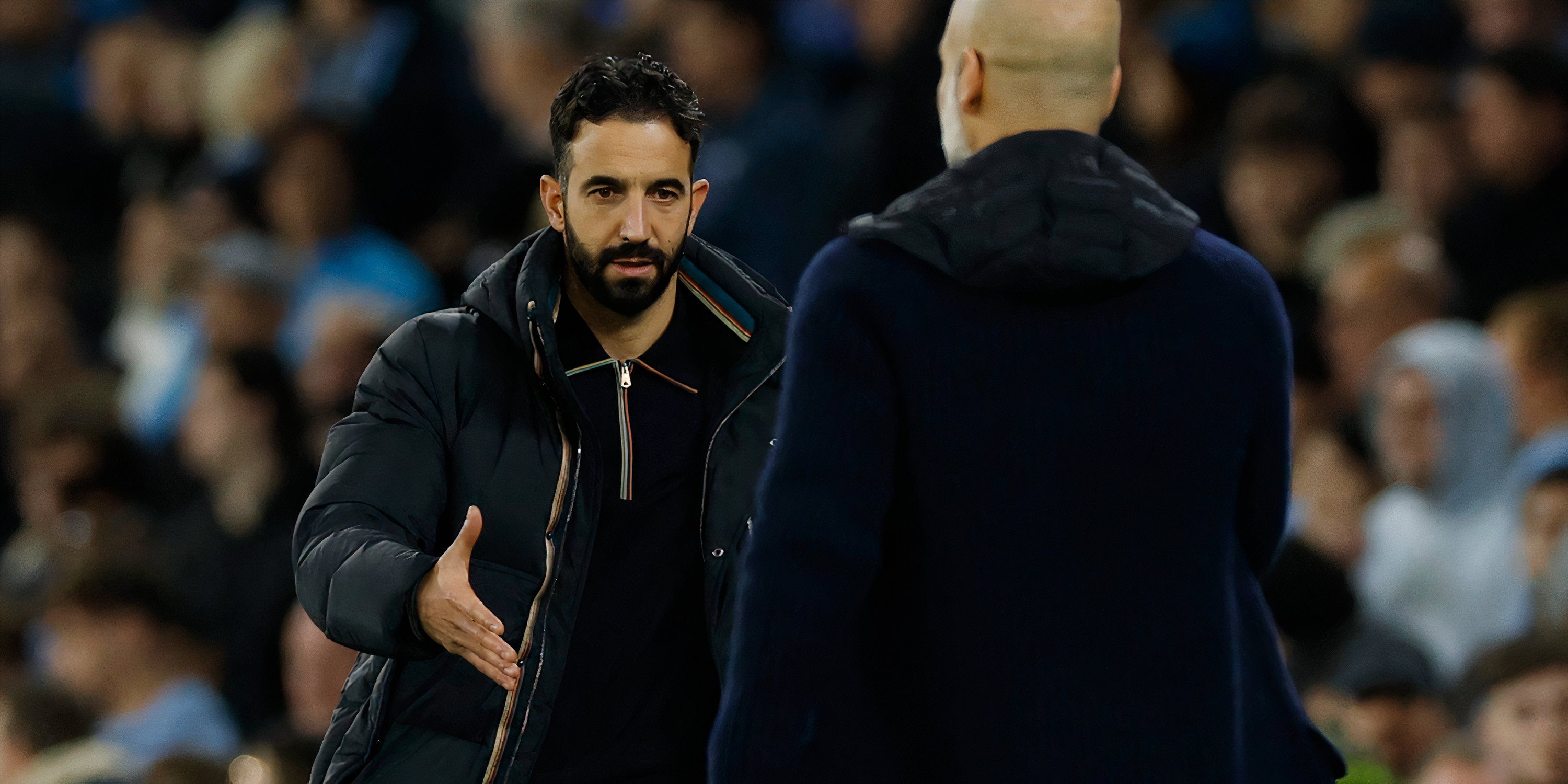 Rubén Amorim and Pep Guardiola