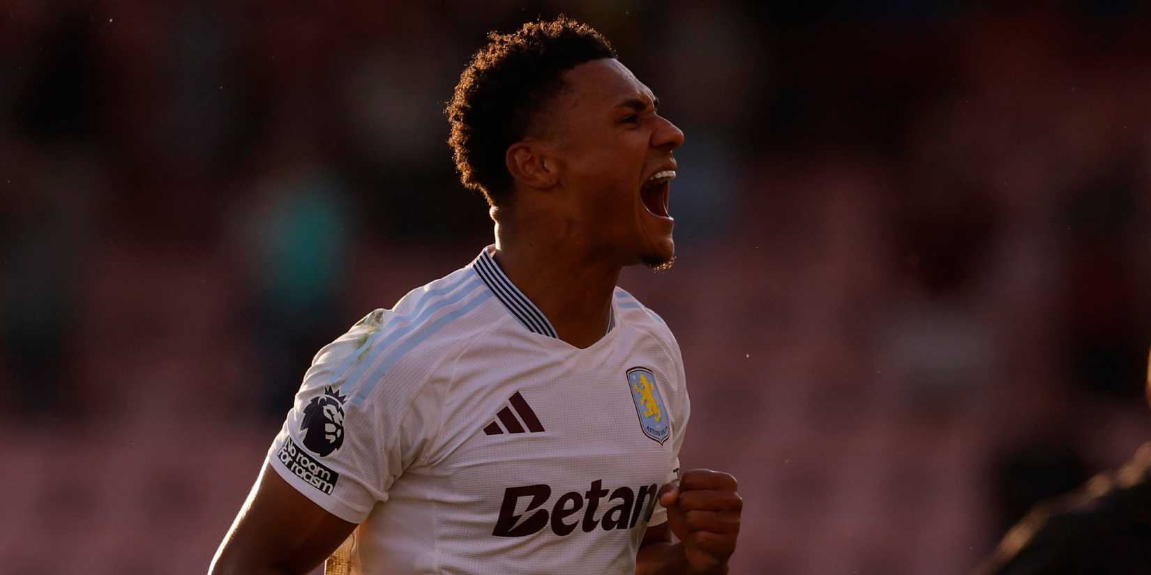 Aston Villa celebrates Ollie Watkins