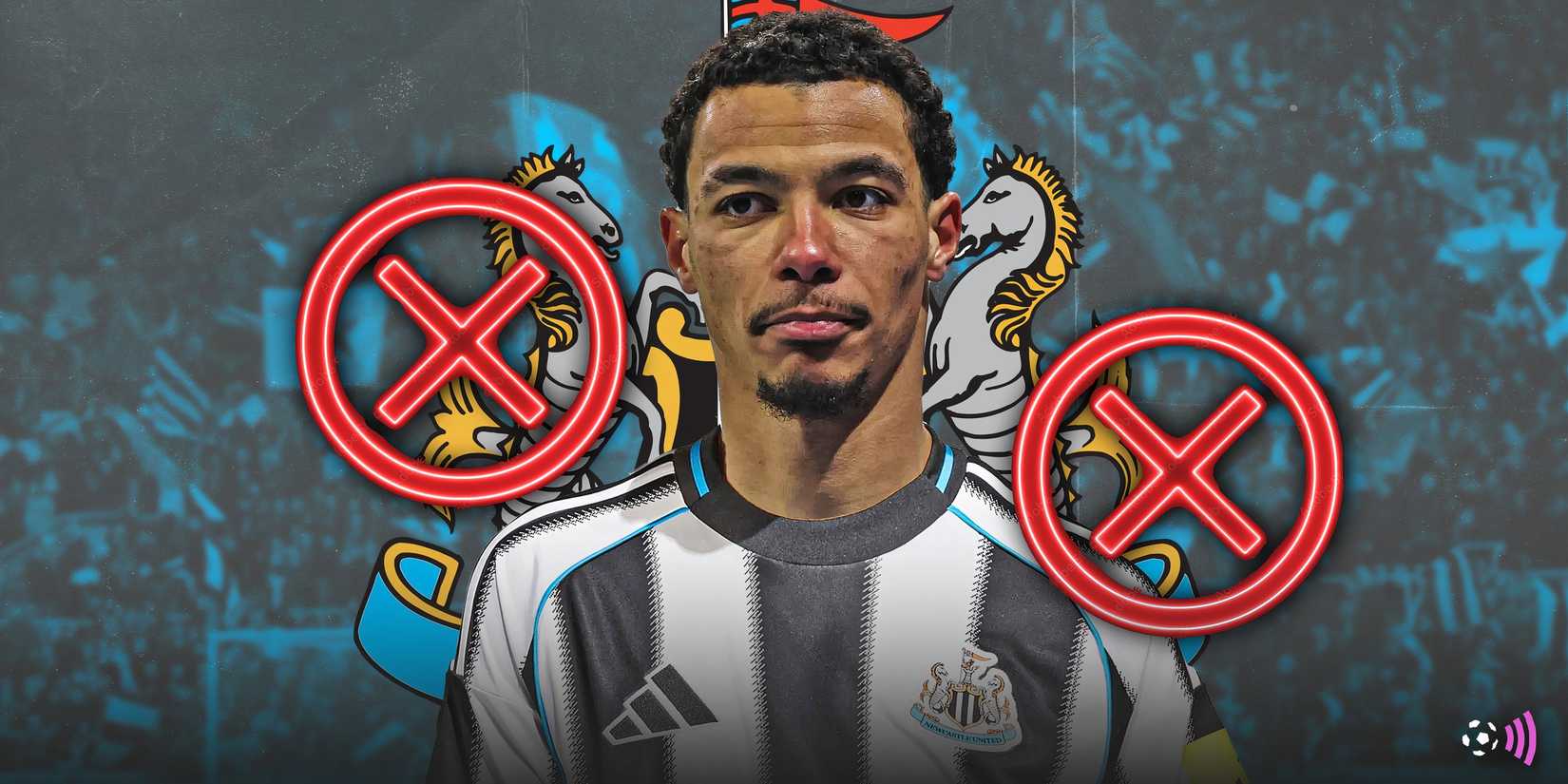 Hugo Ekitike con la camiseta del Newcastle