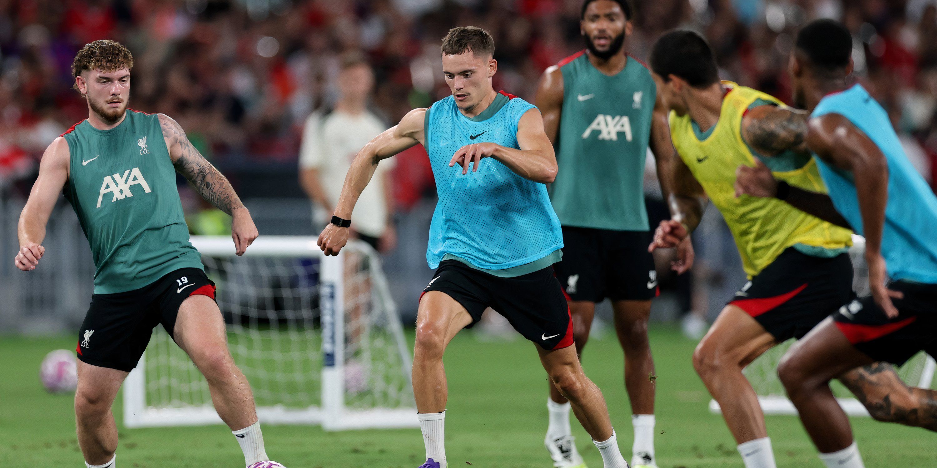 Florian Wirtz in Liverpool training
