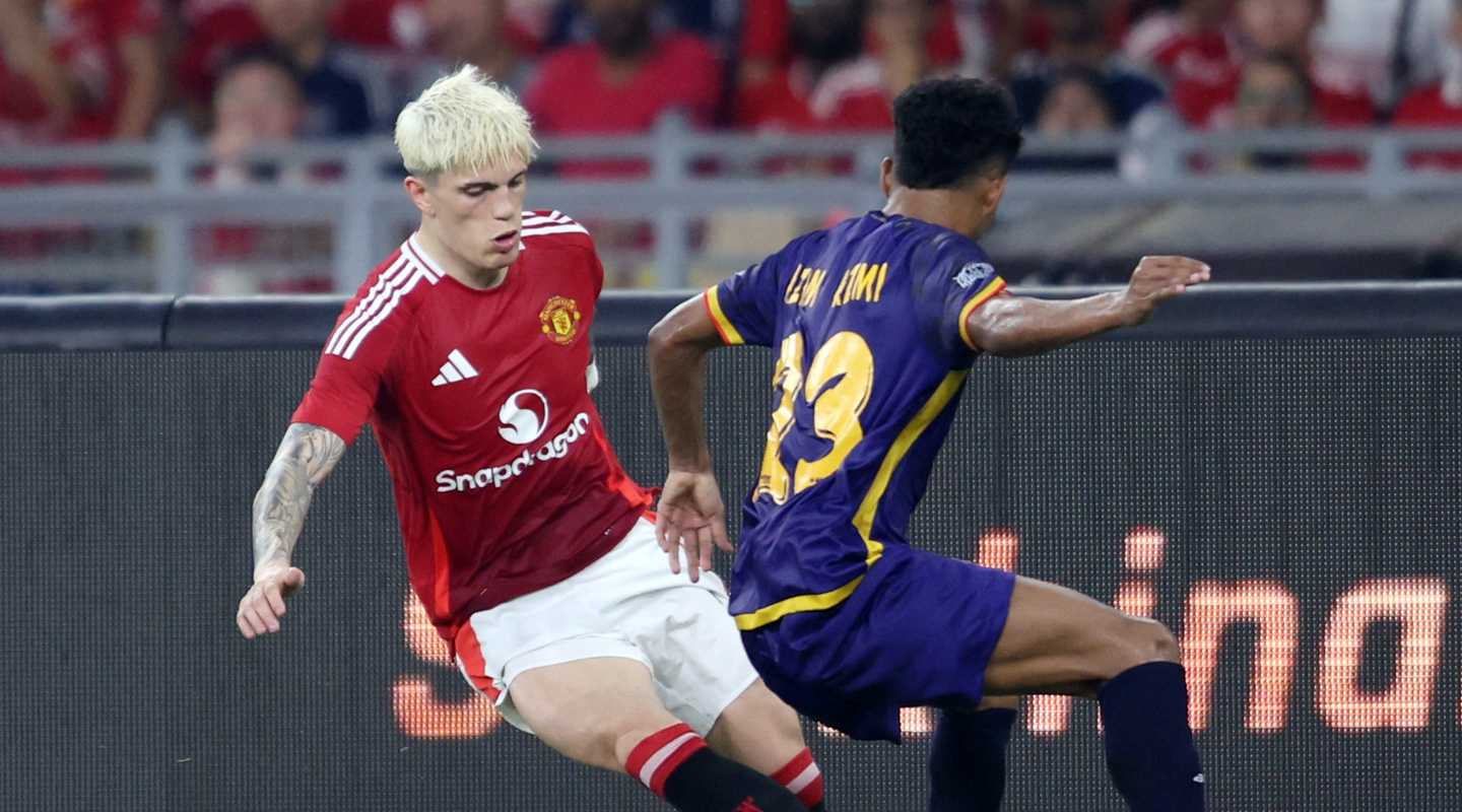 Imagen de Benjamin Sesko en acción