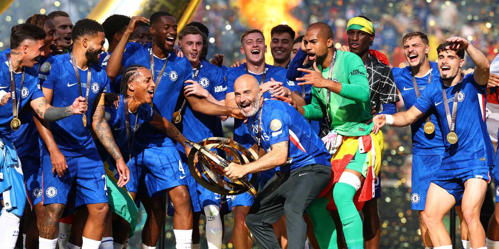 Chelsea celebrates Club World Cup win against PSG