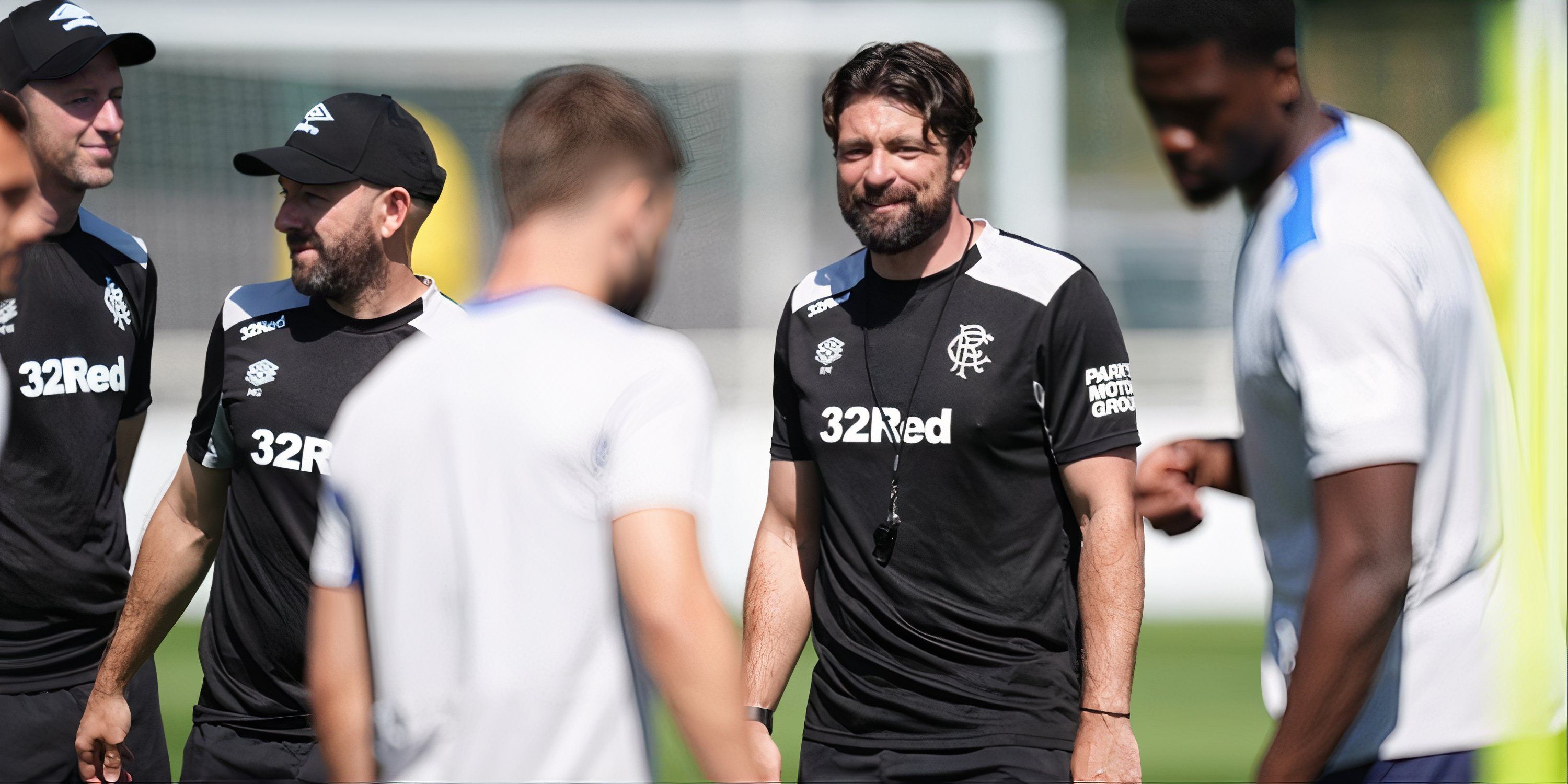 Russell Martin in Rangers training