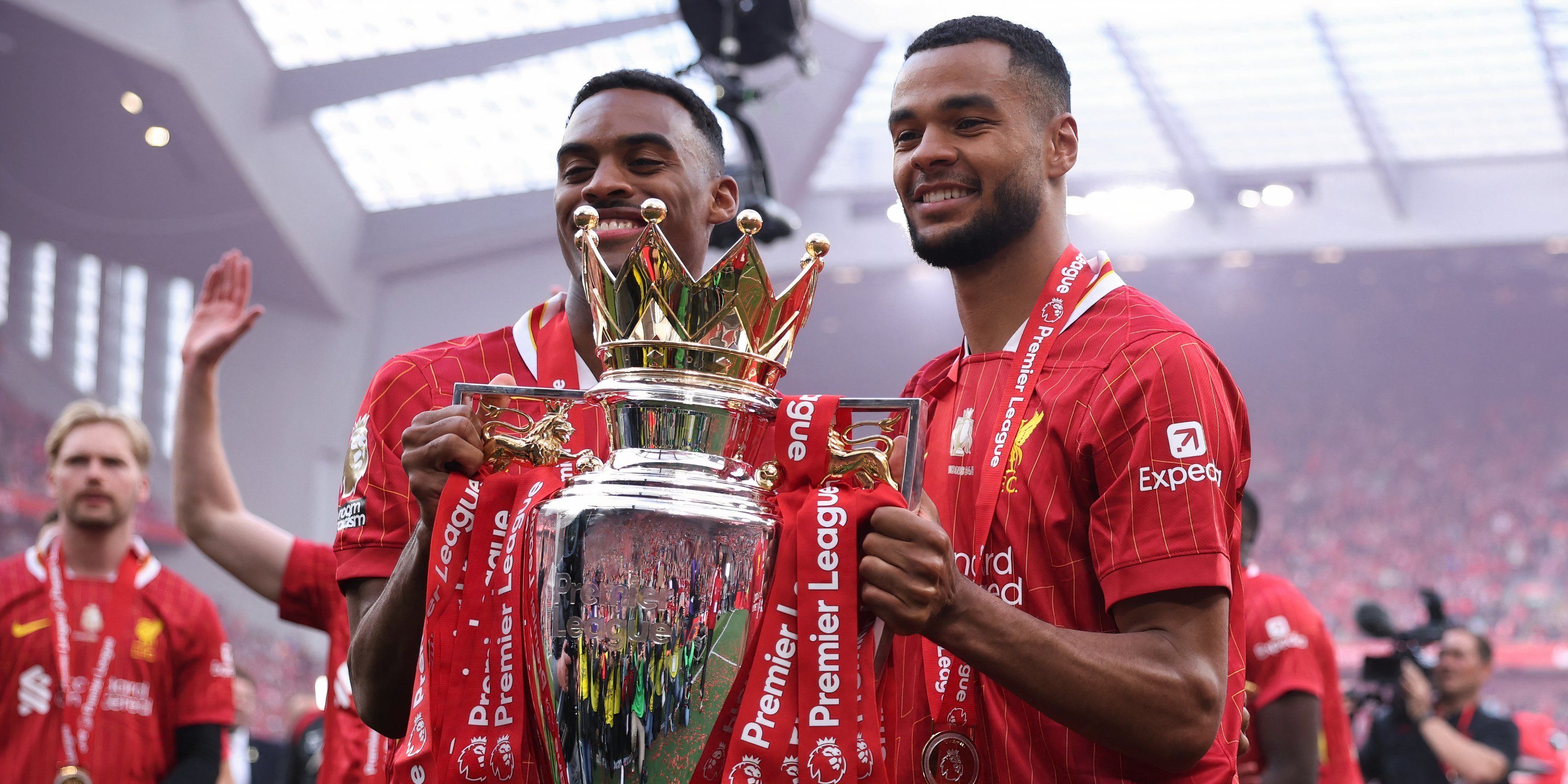 Ryan Gravenberch and Cody Gakpo for Liverpool