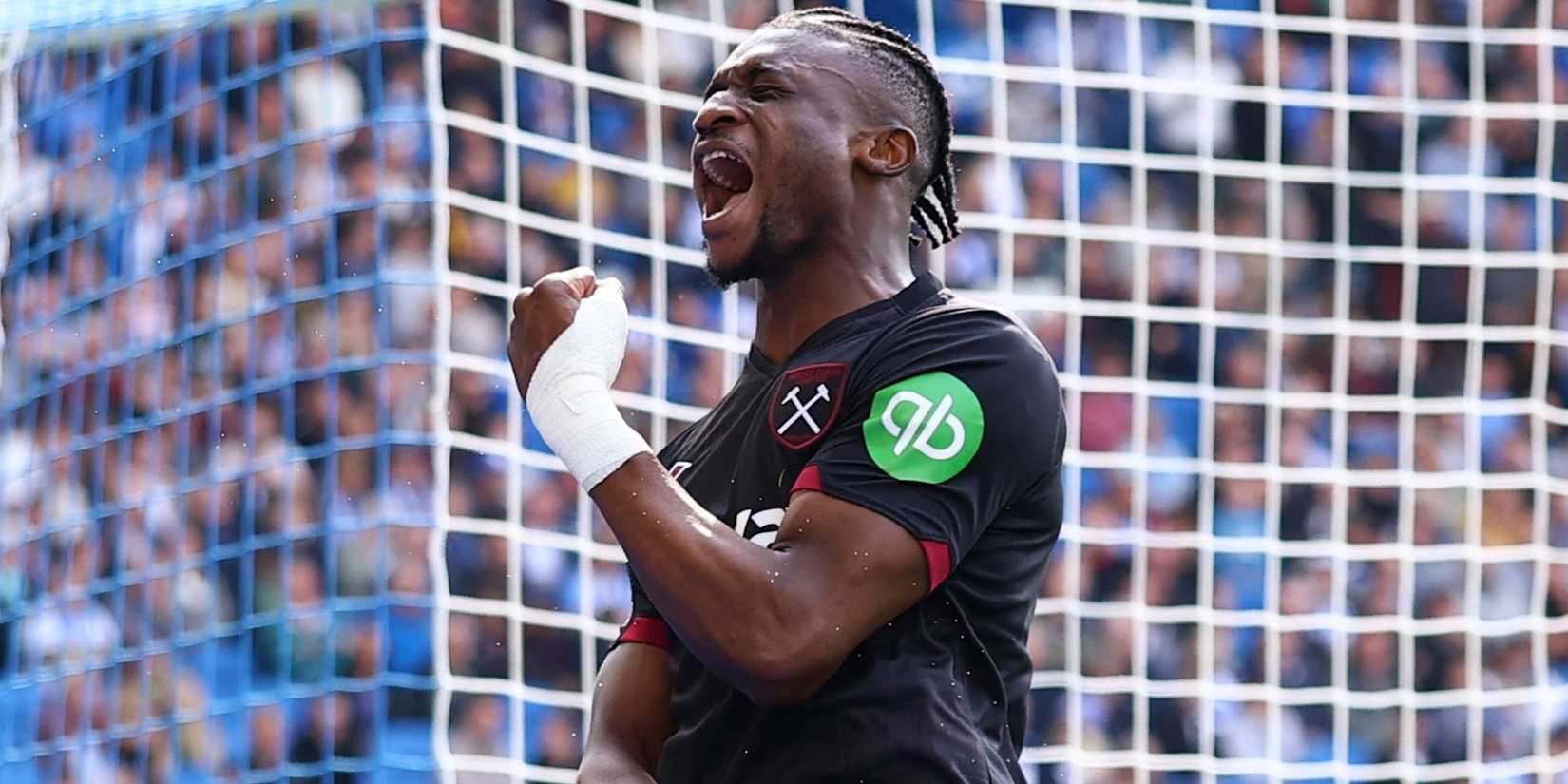 West Ham United's Mohammed Kudus celebrates