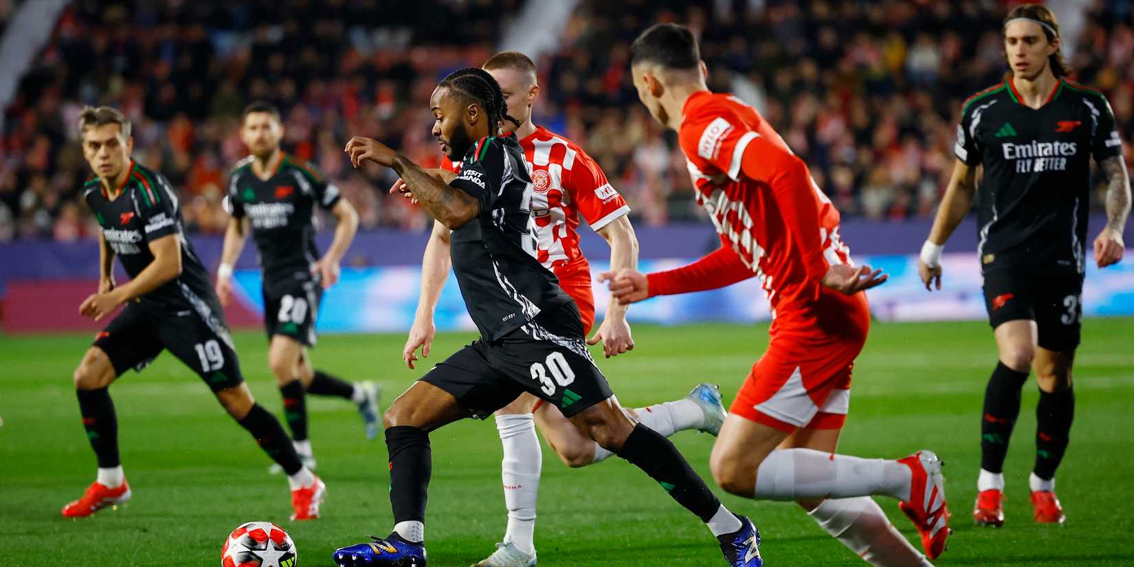 Arsenal Rahim Sterling at work