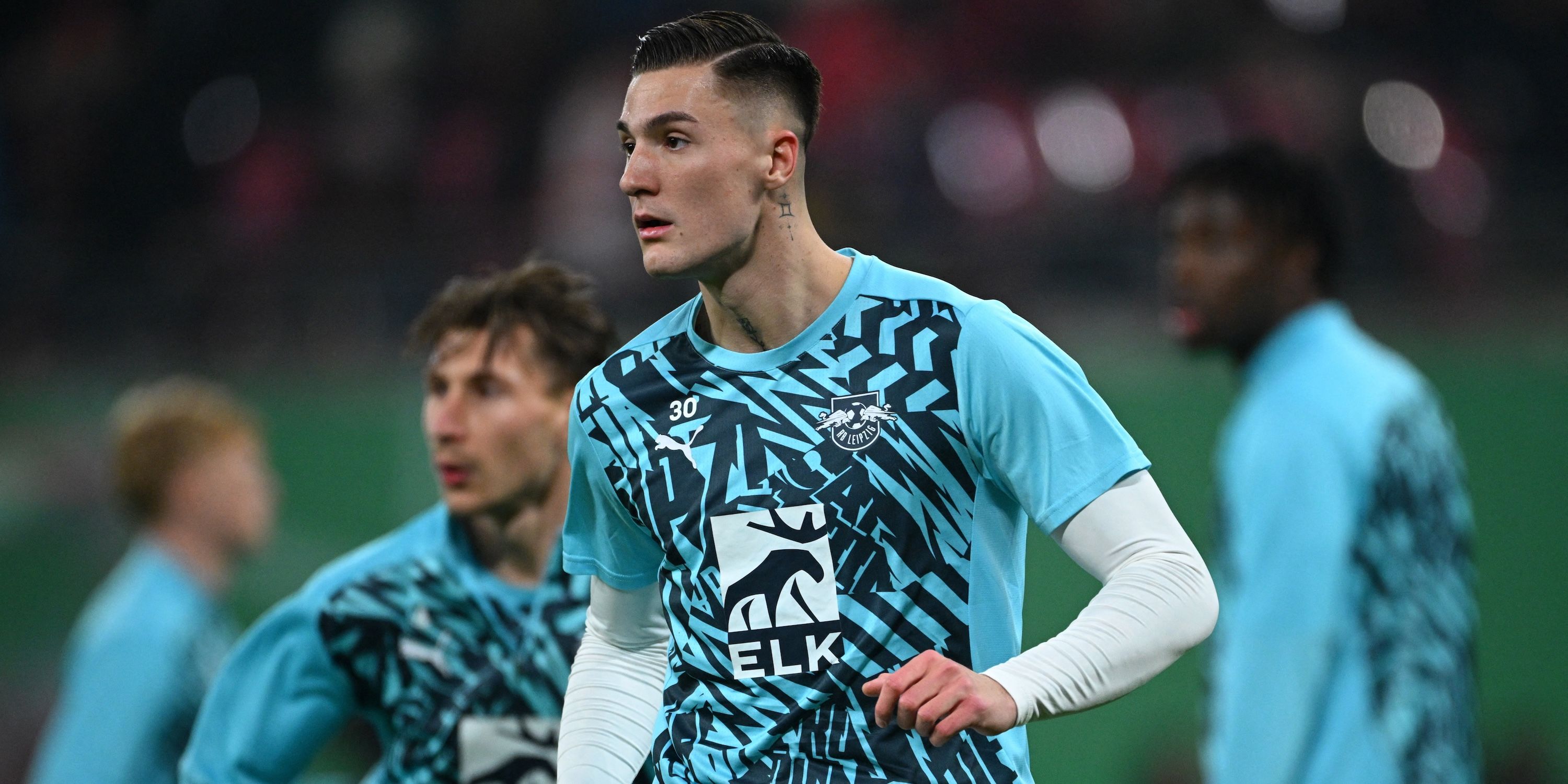 RB Leipzig's Benjamin Sesko 