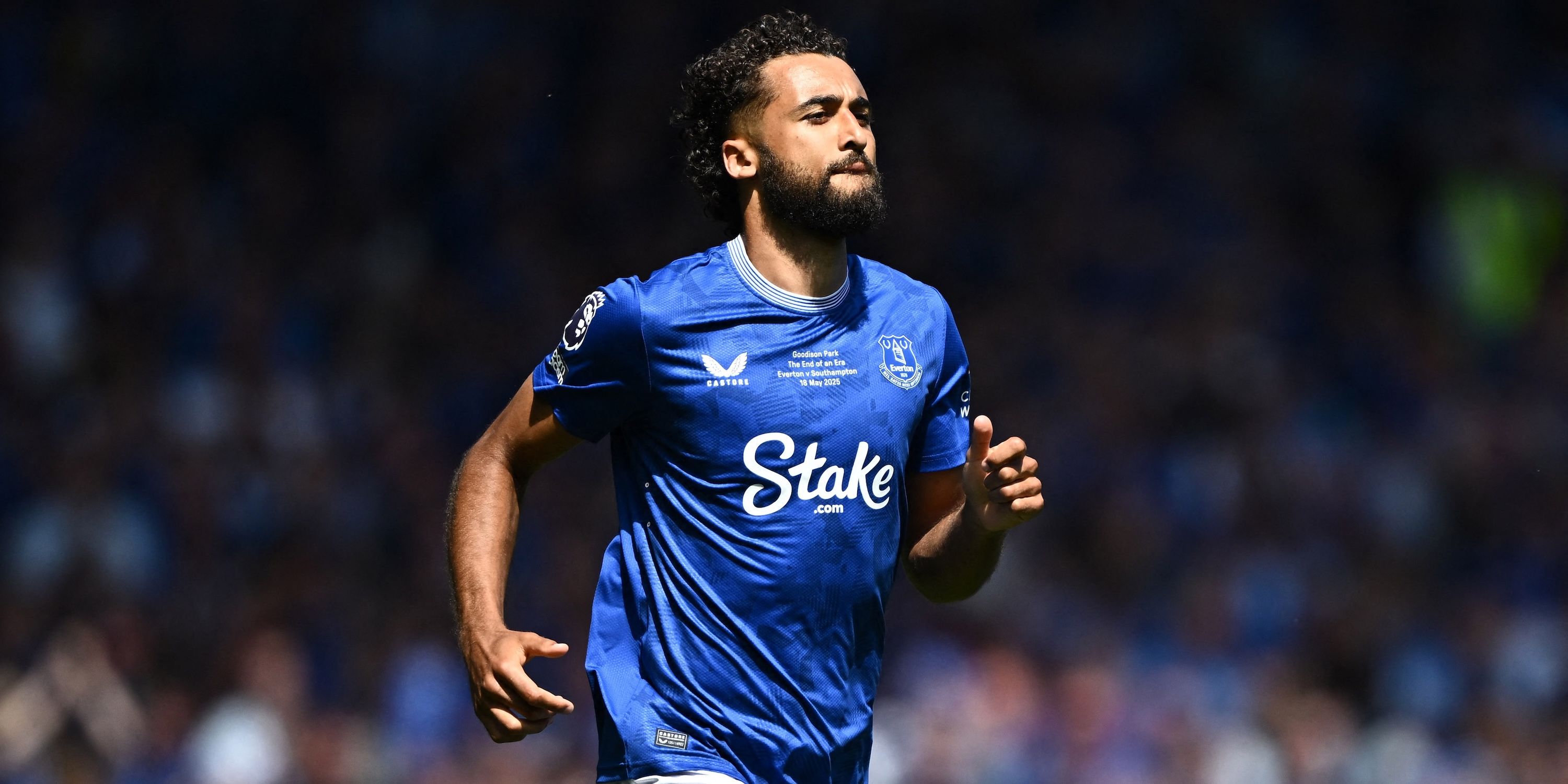 Dominic Calvert-Lewin d'Everton is a substitute