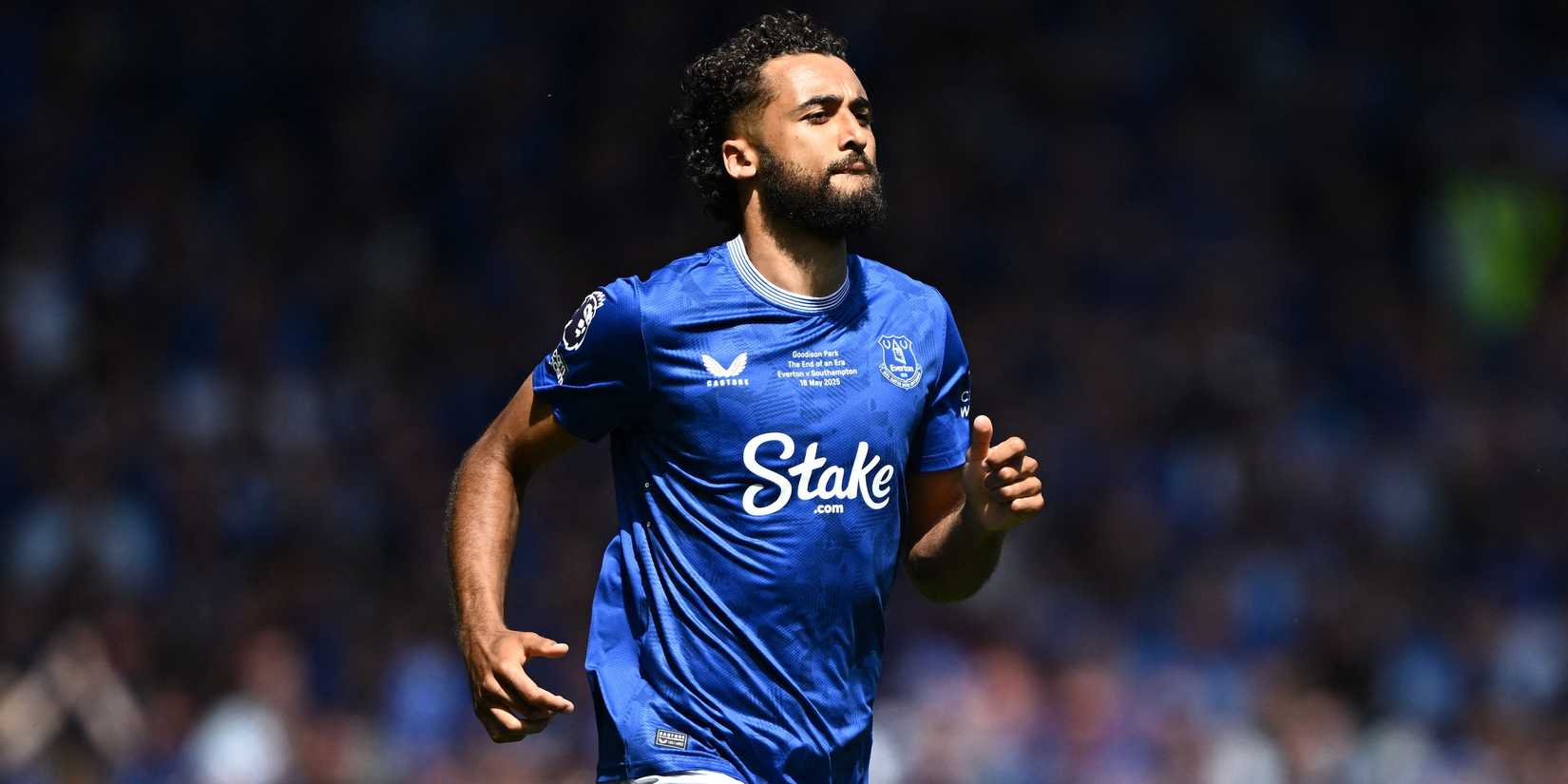 Dominic Calvert-Lewin d'Everton is a substitute