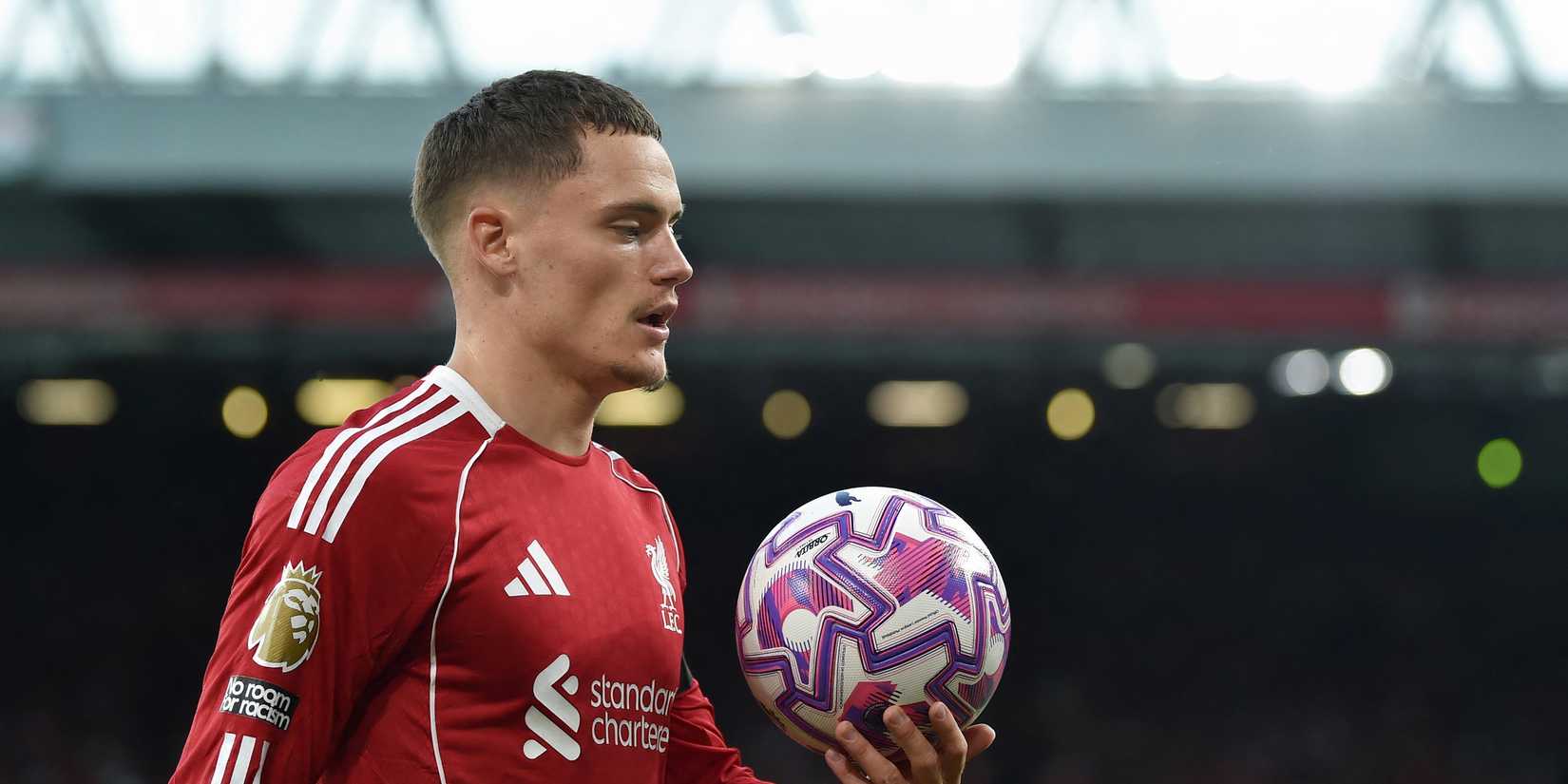Florian Wirtz in action for Liverpool