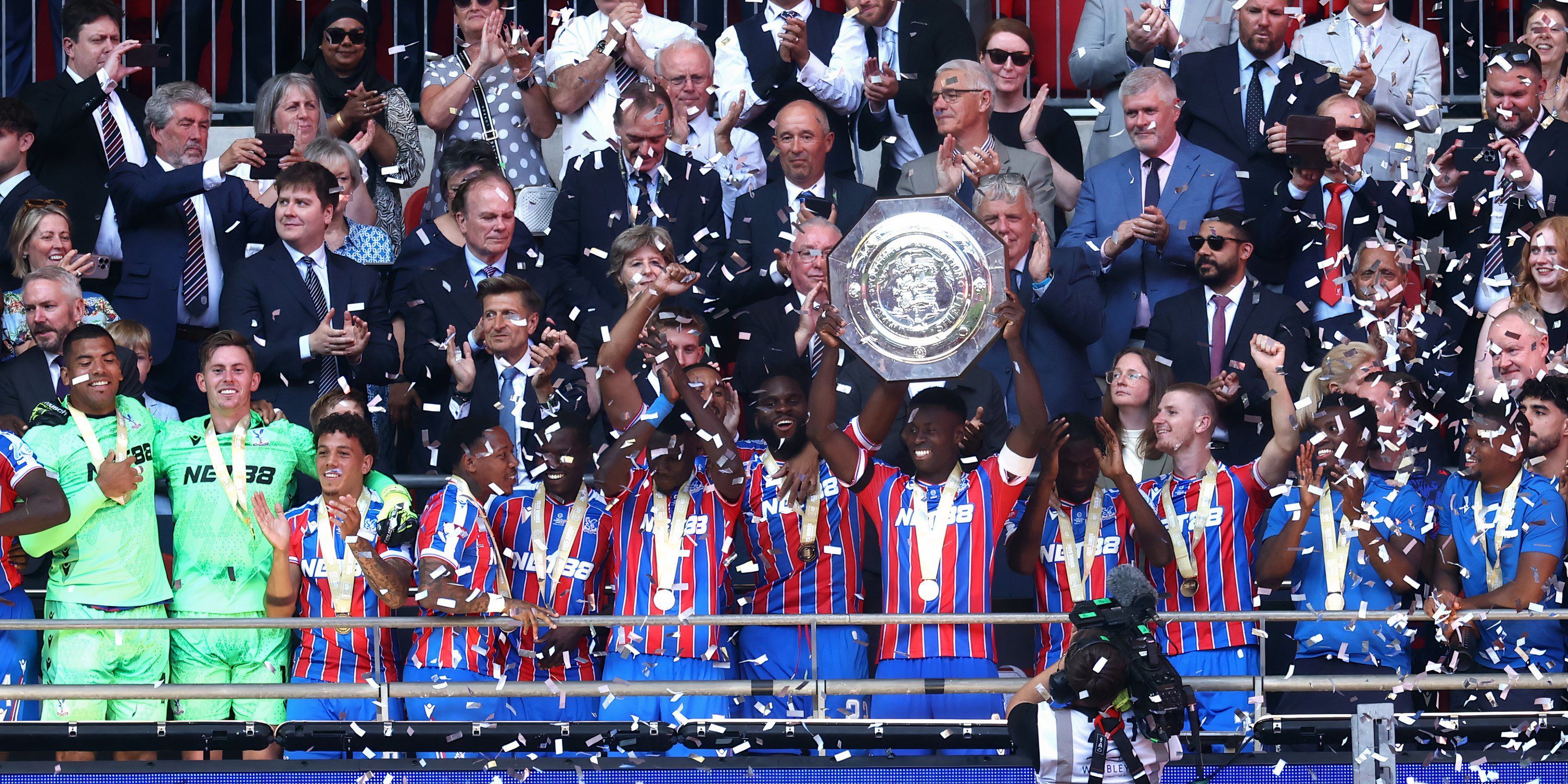 Mark Goyhi raises the shield of society with the Crystal Palace