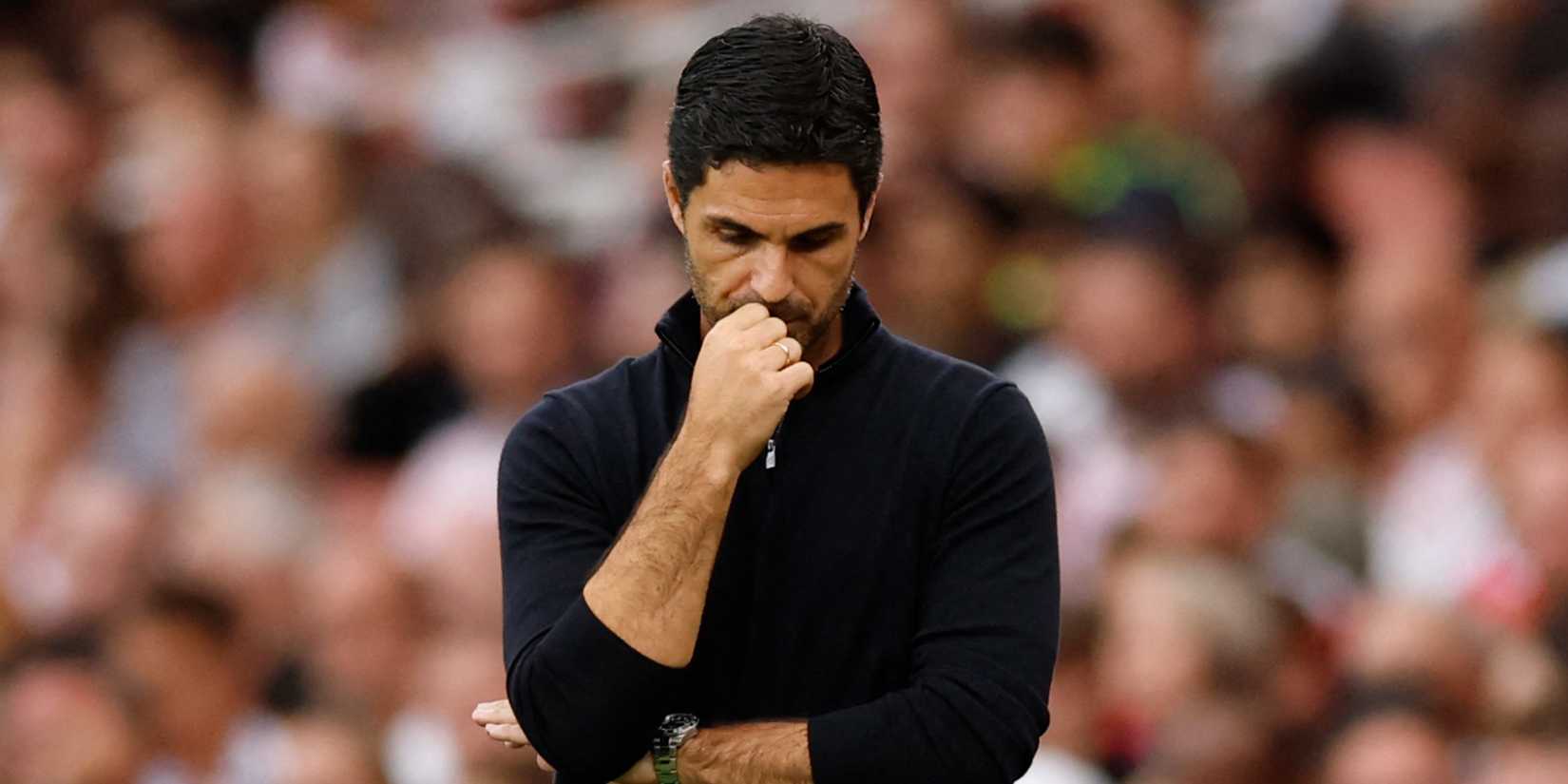 Arteta must drop Arsenal star who lost 100% of duels mikel-arteta-arsenal-premier-league
