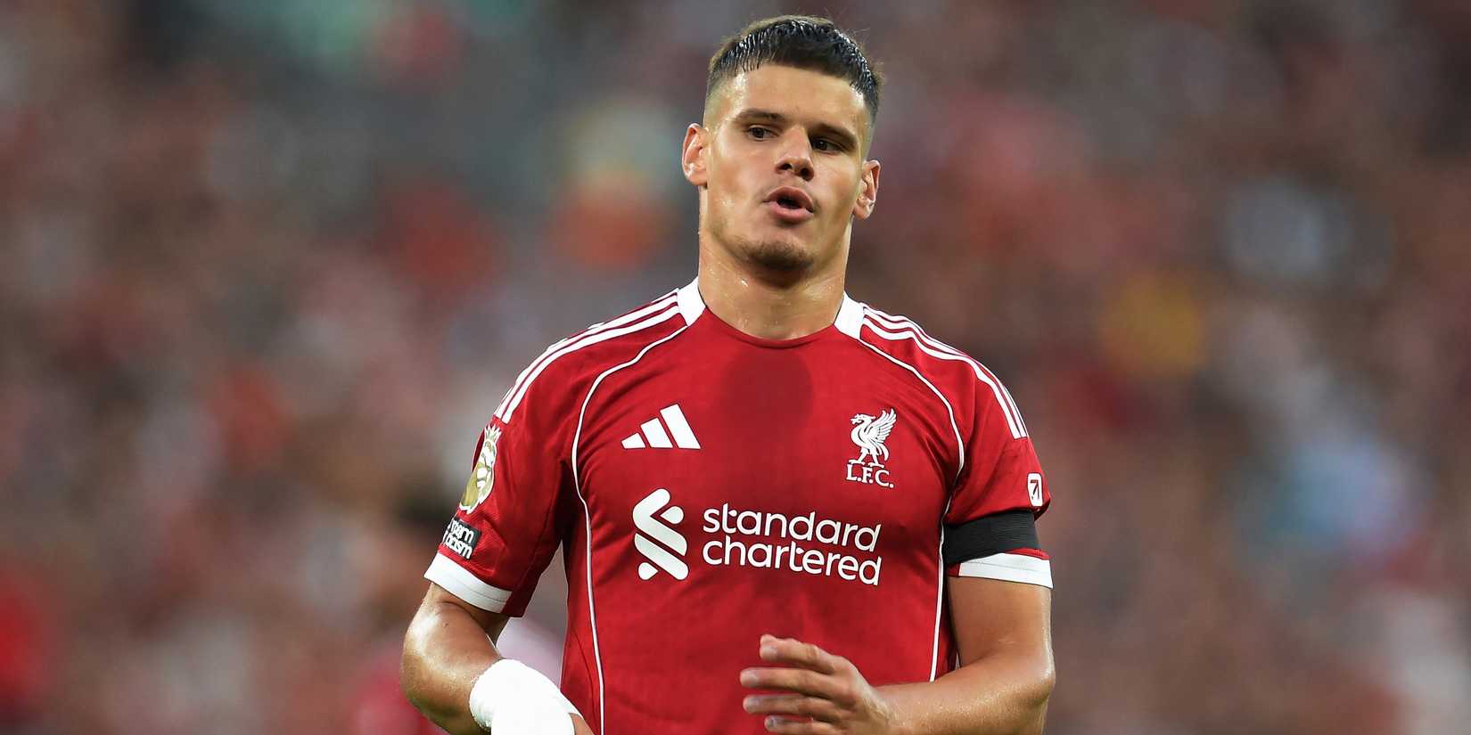 Milos on the way to Liverpool