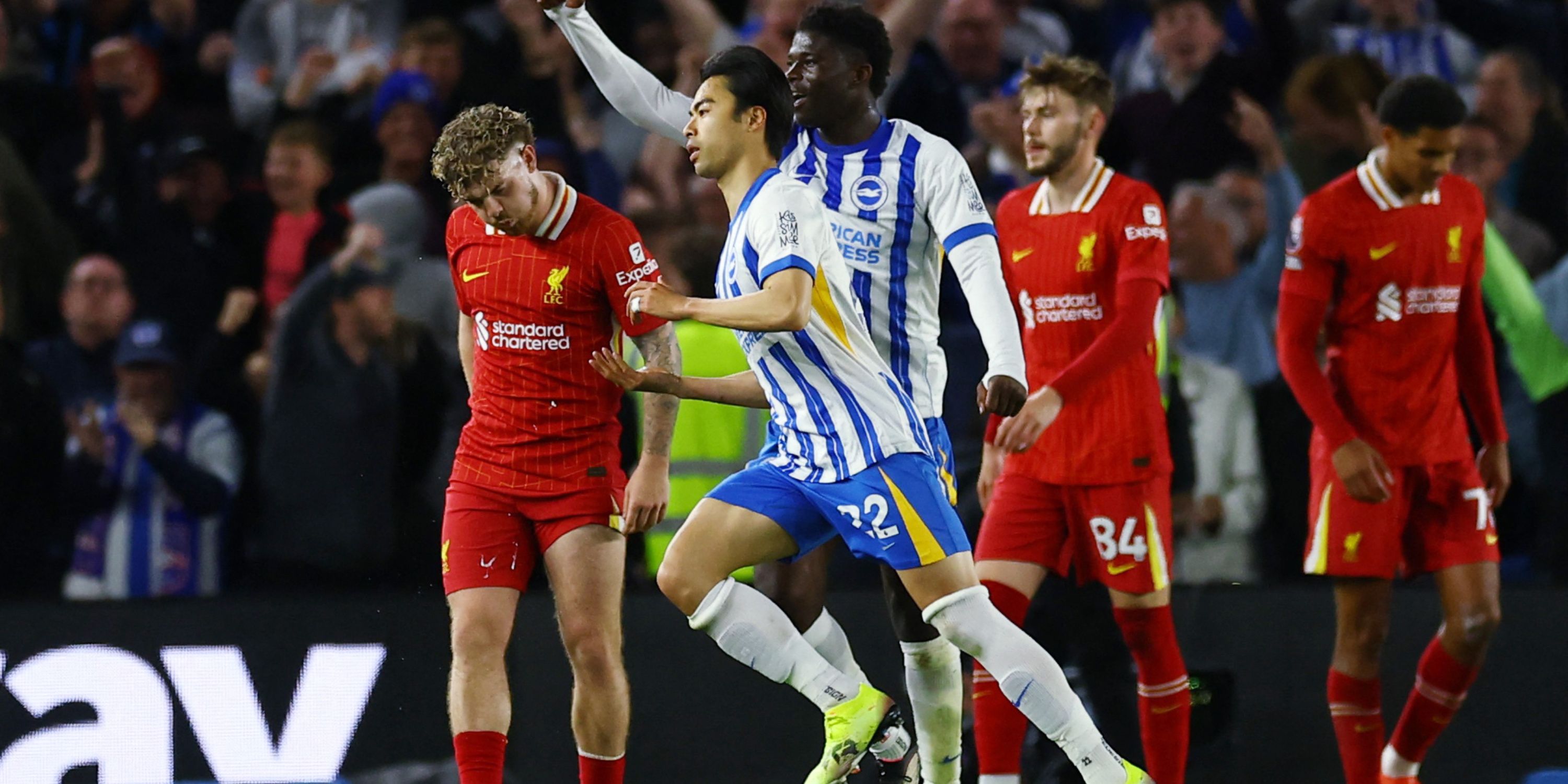 Brighton midfielder Carlos Baleba