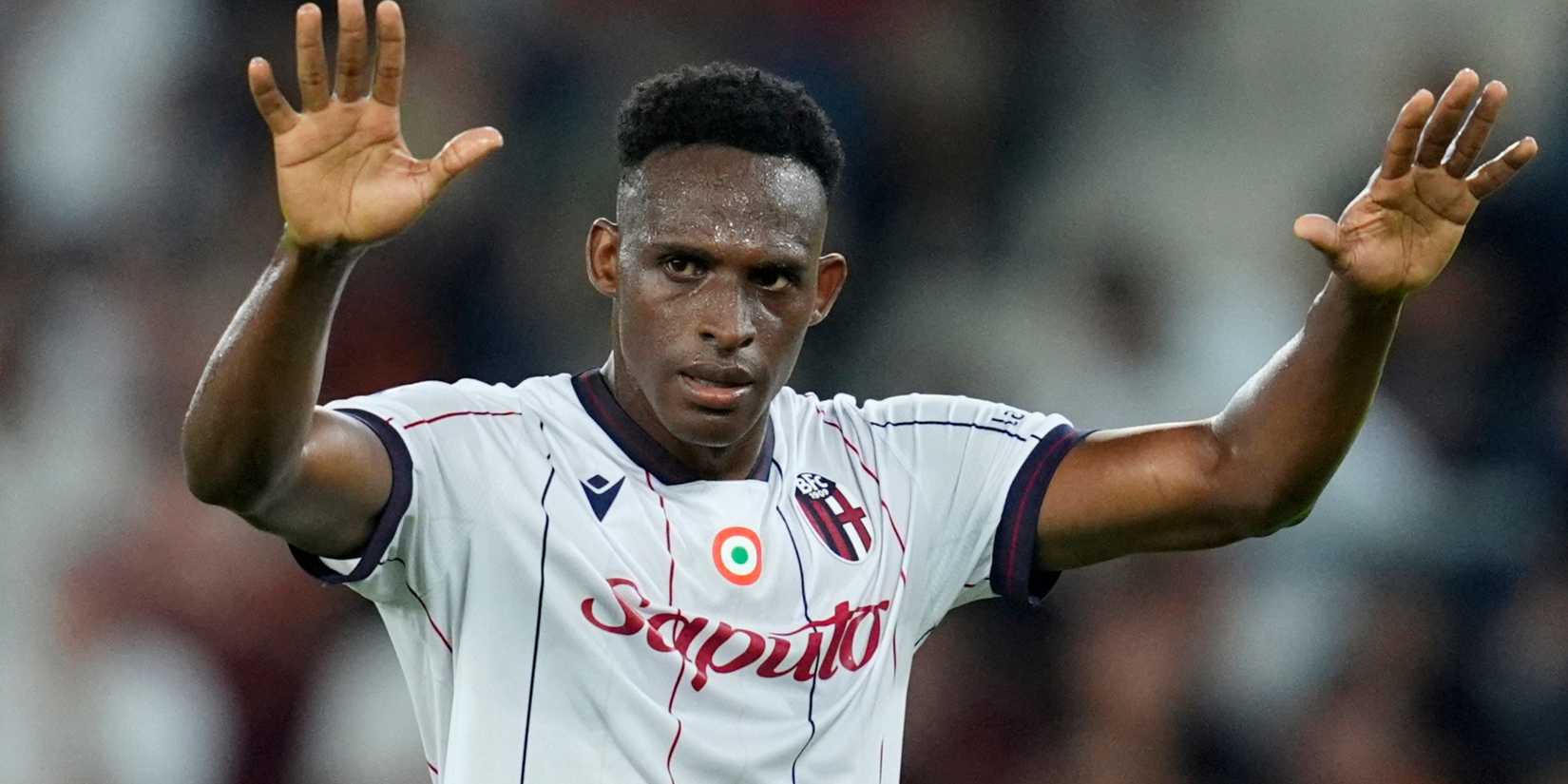 Bologna centre-back Jhon Lucumi