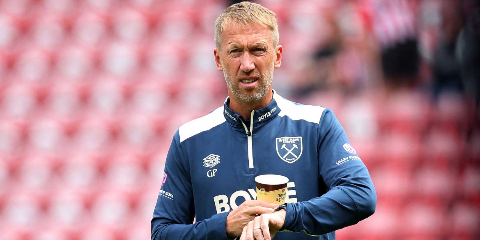 Graham Potter, director of West Ham United before the match