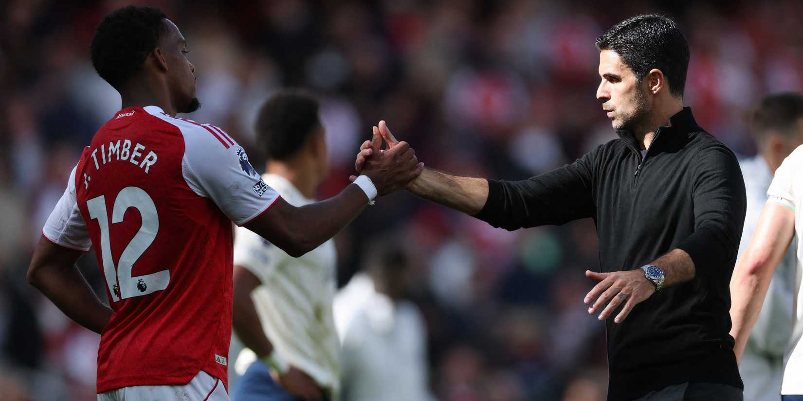 Arsenal Gorian Timber and Michael Artita