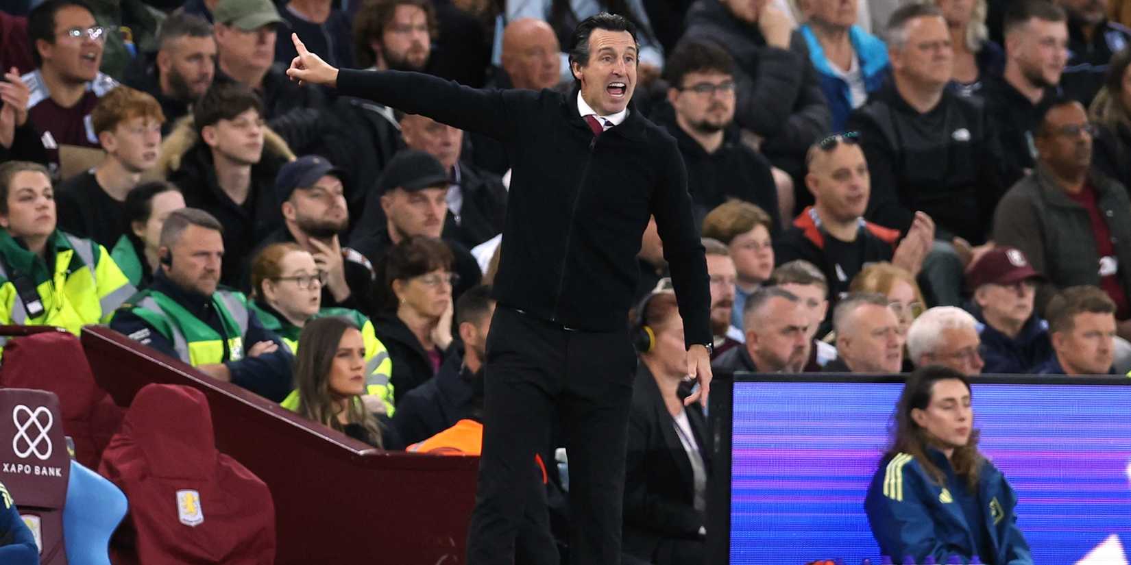 Aston Villa Manager Unai Emery Reacts 