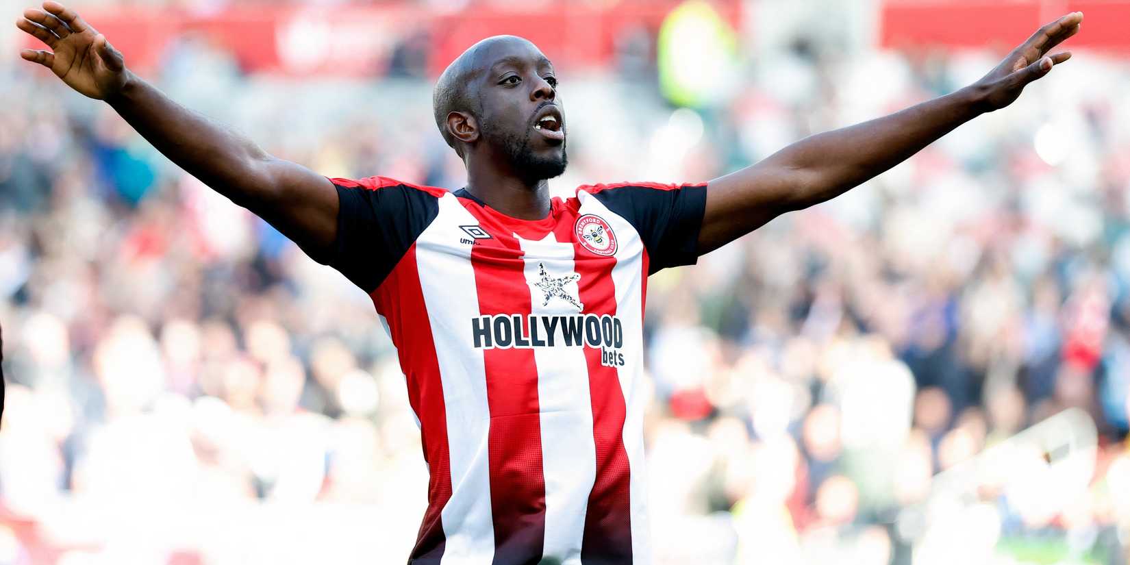 Brentford striker Yoane Wissa