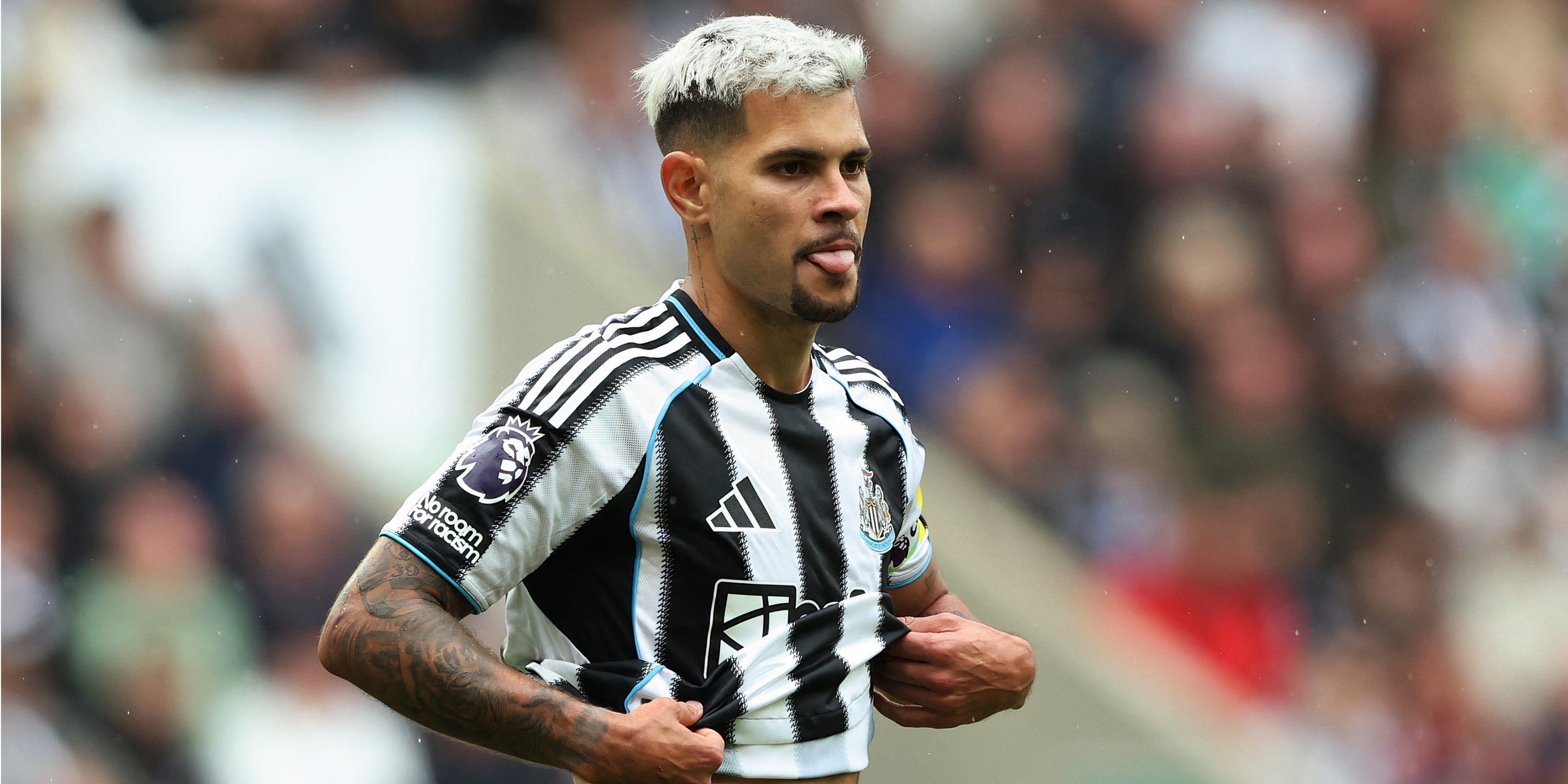 Bruno Guimaraes in action for Newcastle