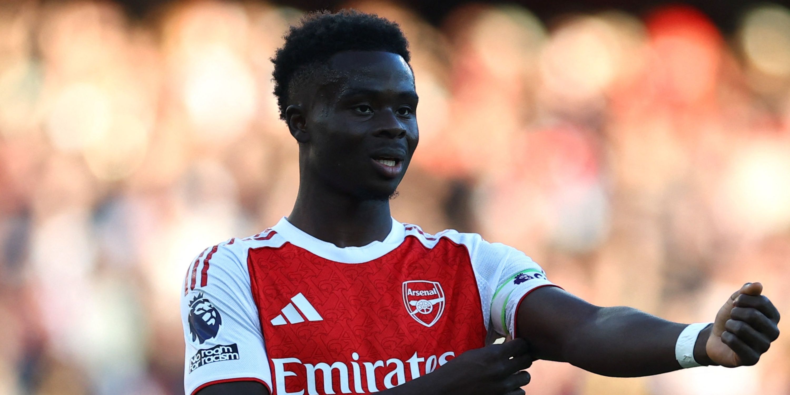 Bukayo Saka no Arsenal pela Premier League