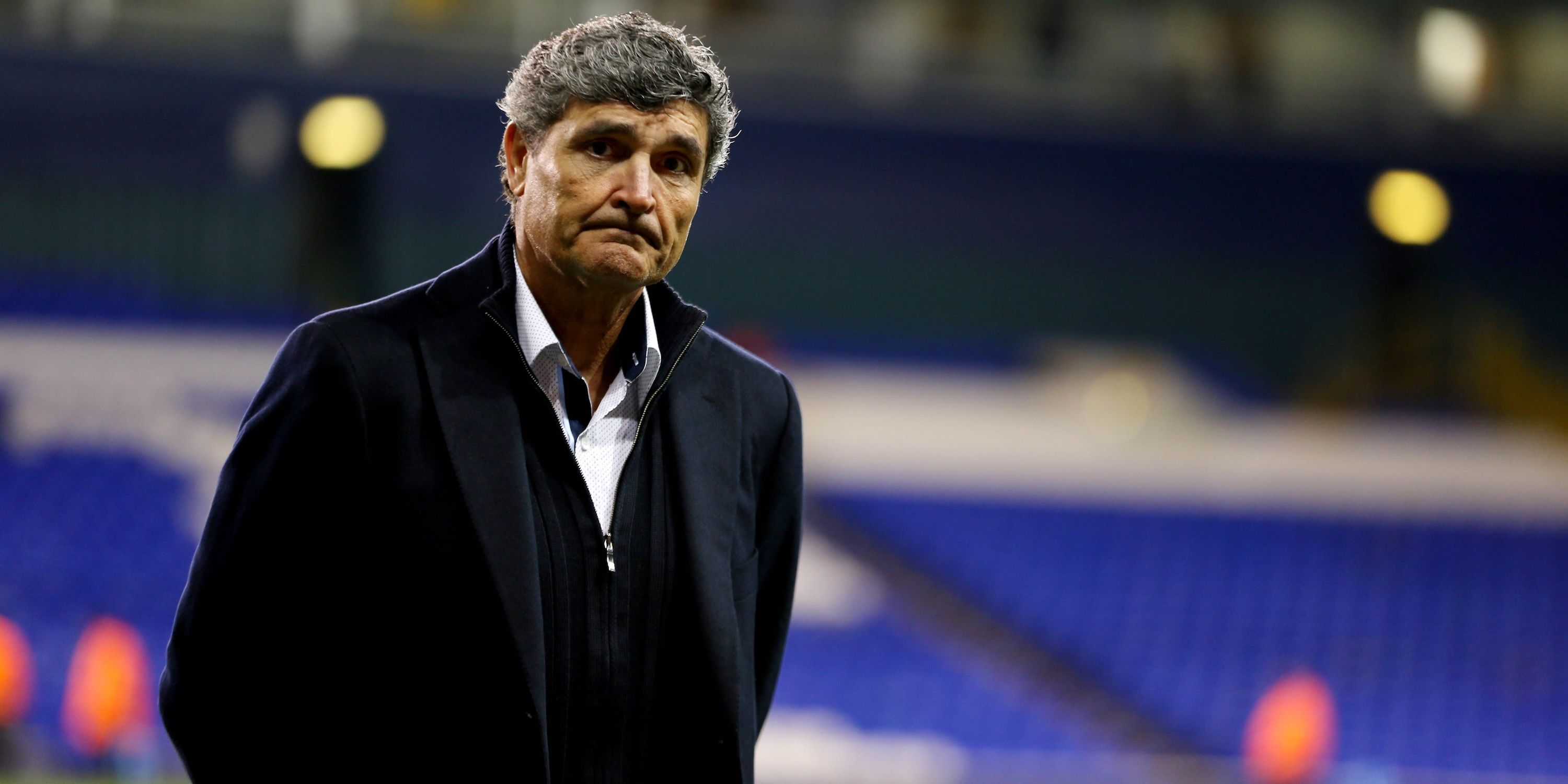 Juande Ramos on the touchline