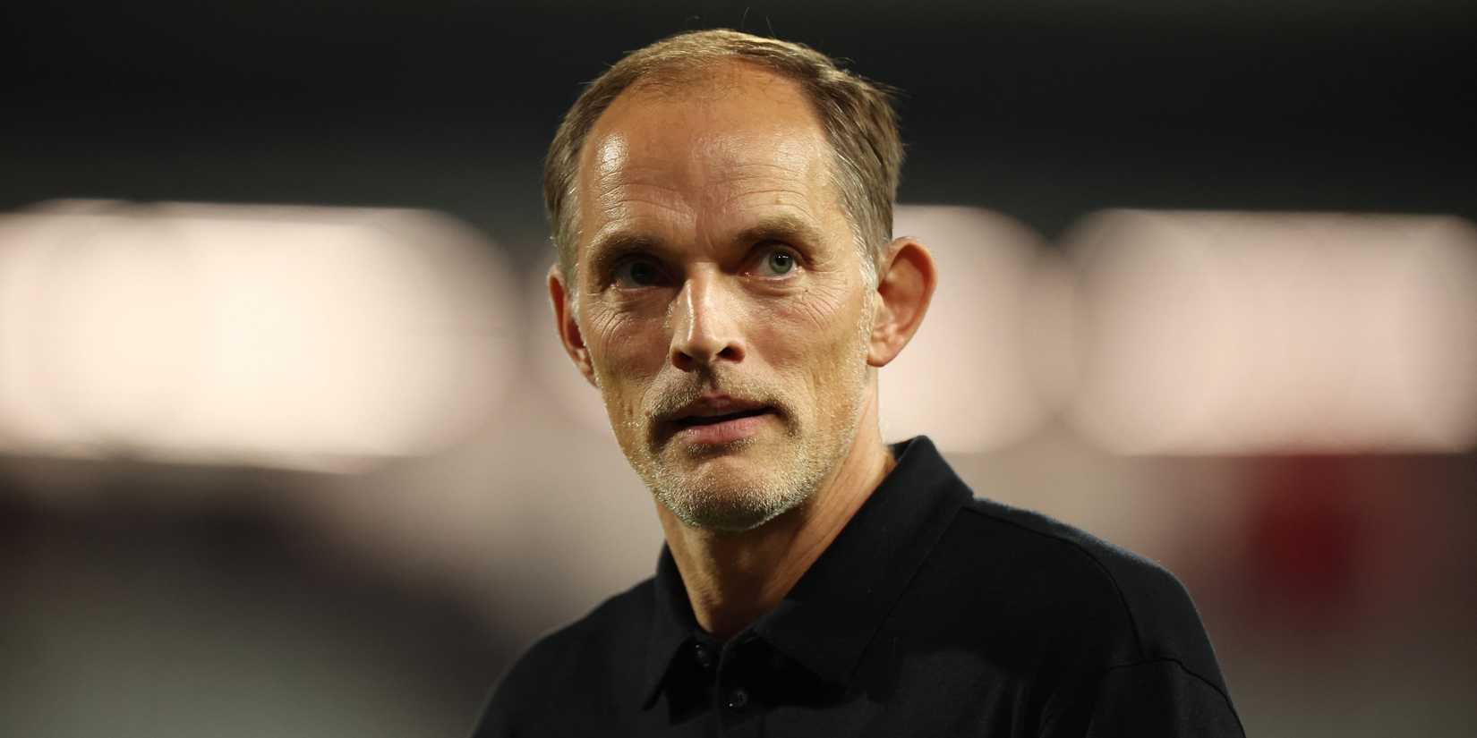 Entrenador de Inglaterra, Thomas Tuchel, celebrando