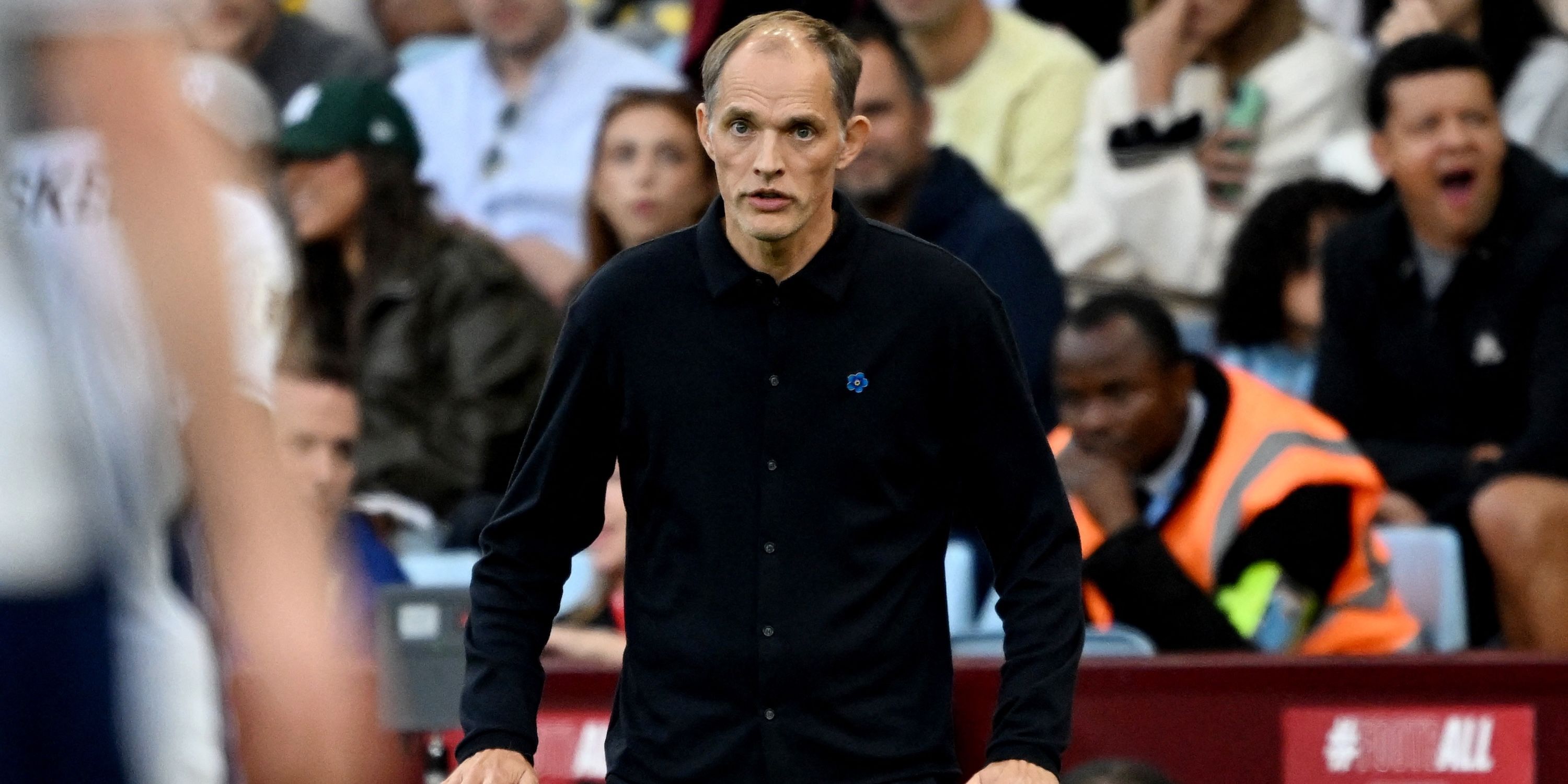 England manager Thomas Tuchel looks on