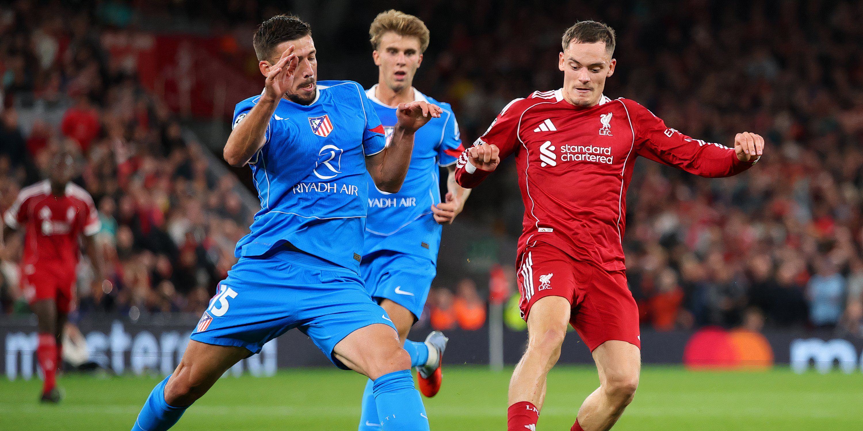 Florian Wirtz em ação num jogo do Liverpool.