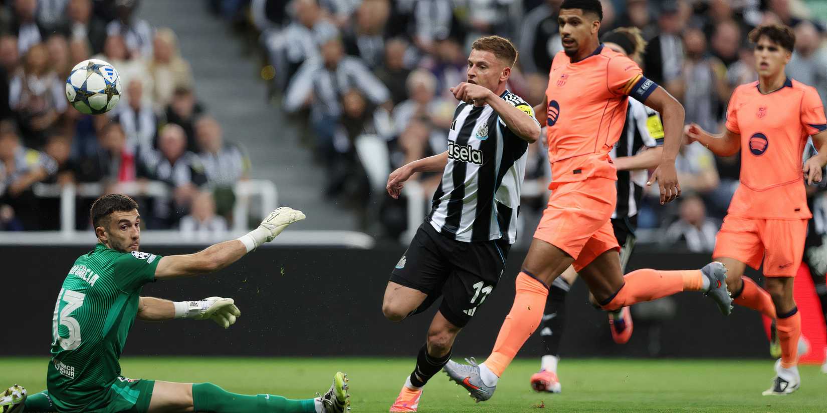 Harvey Barnes for Newcastle