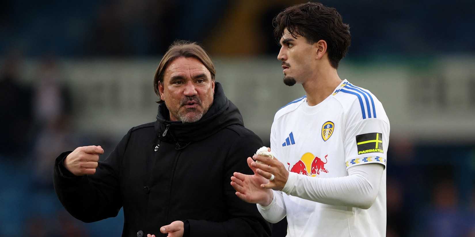 Leeds United manager Daniel Farke spoke with Leeds United's Pascal Struijk