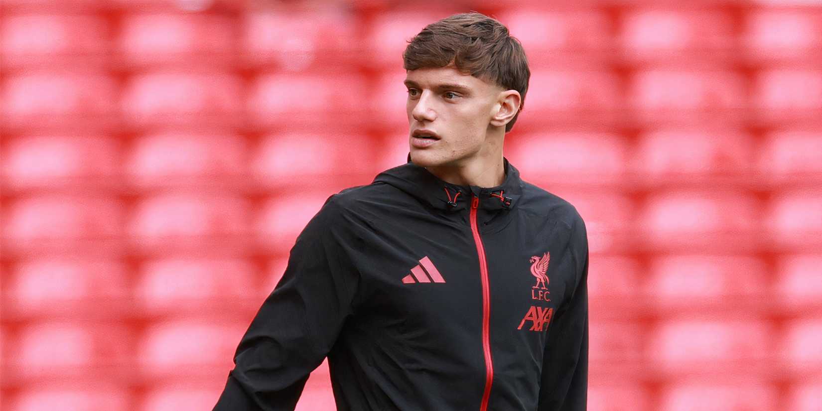 Liverpool defender Giovanni Leoni