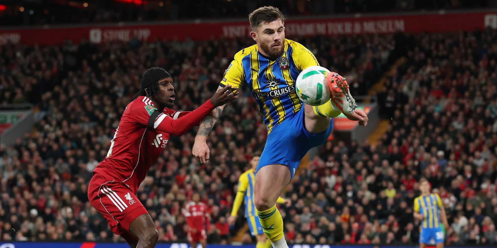 Liverpool's Jeremie Frimpong 