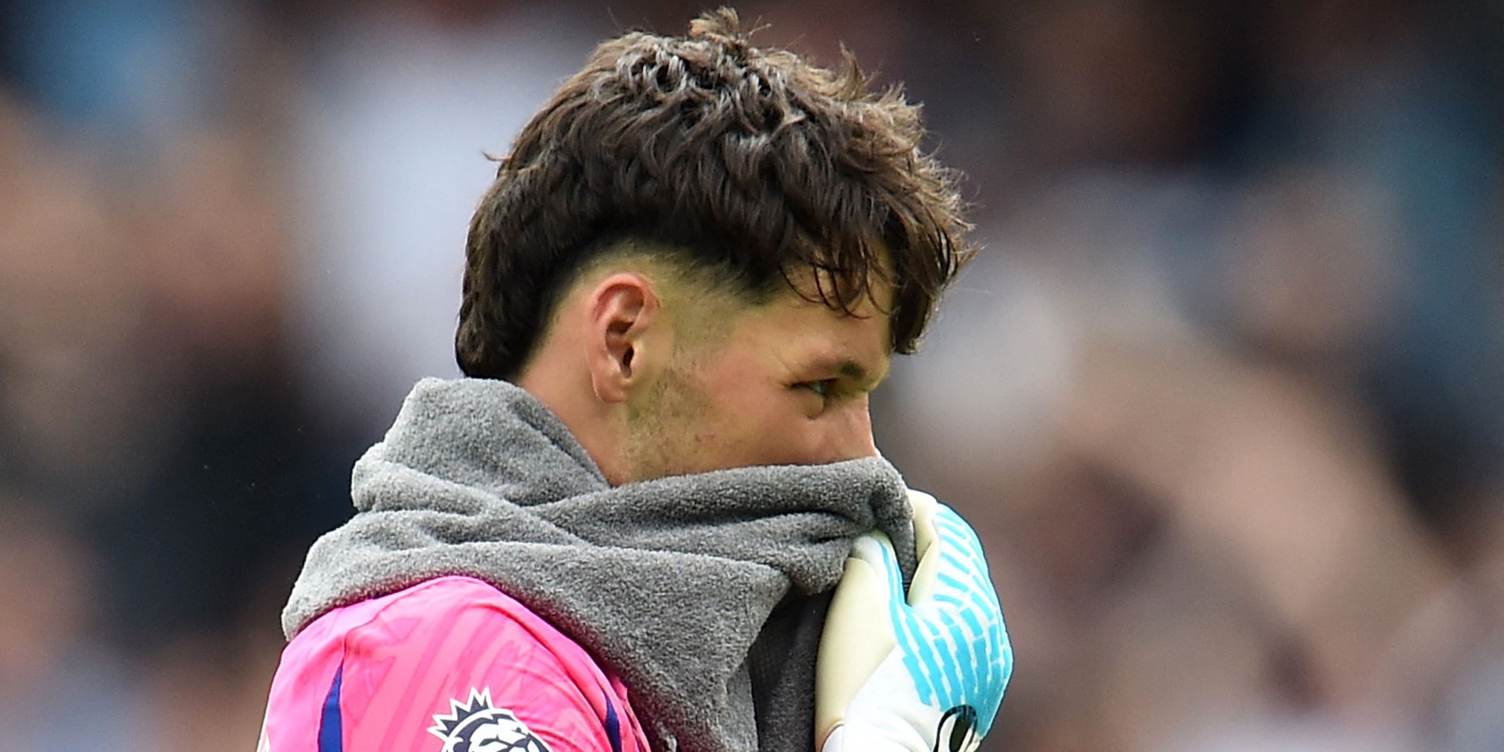 James Trafford during a match