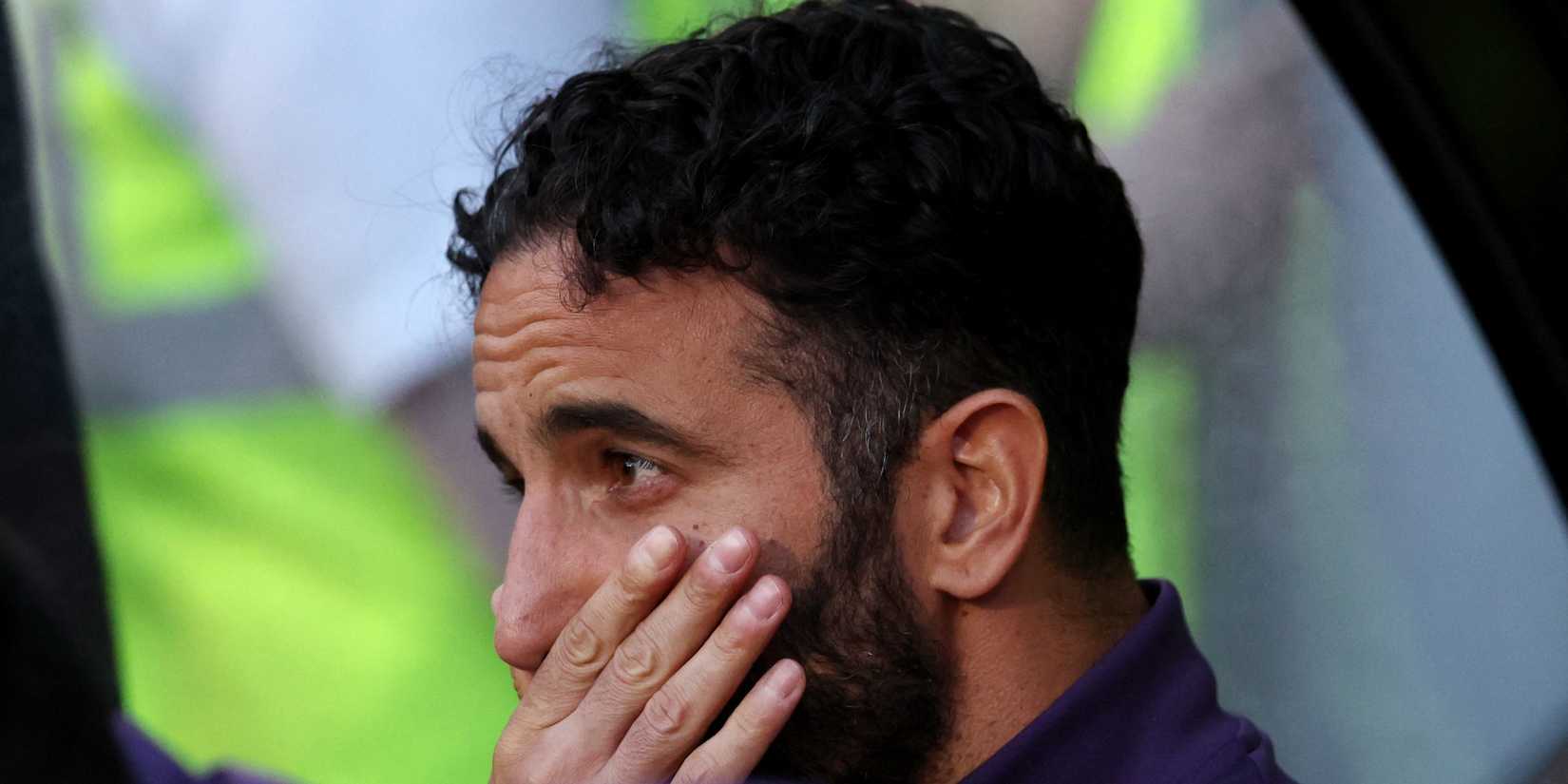 Manchester United manager Ruben Amorim before the match