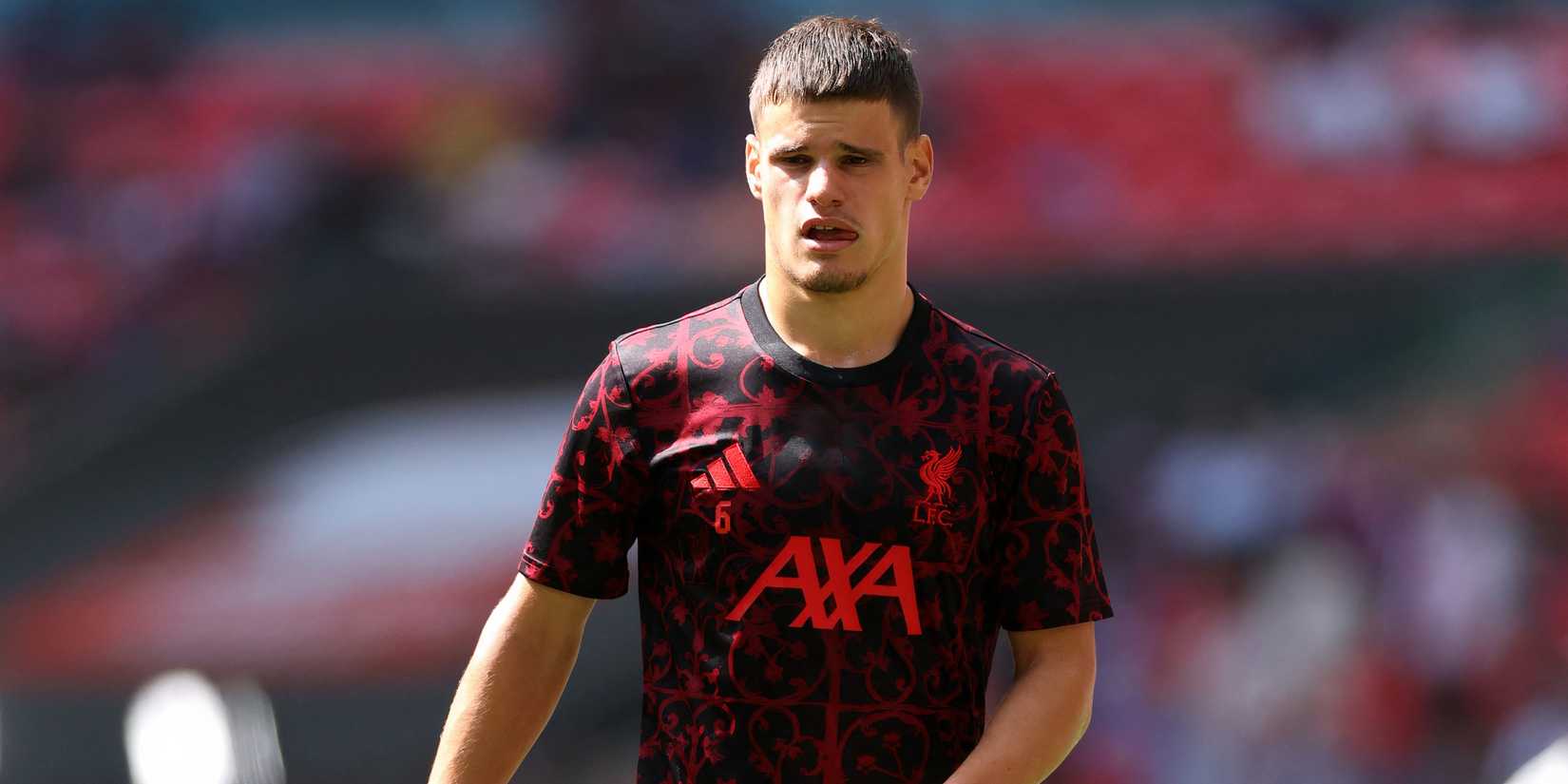 Milos Kerkez for Liverpool