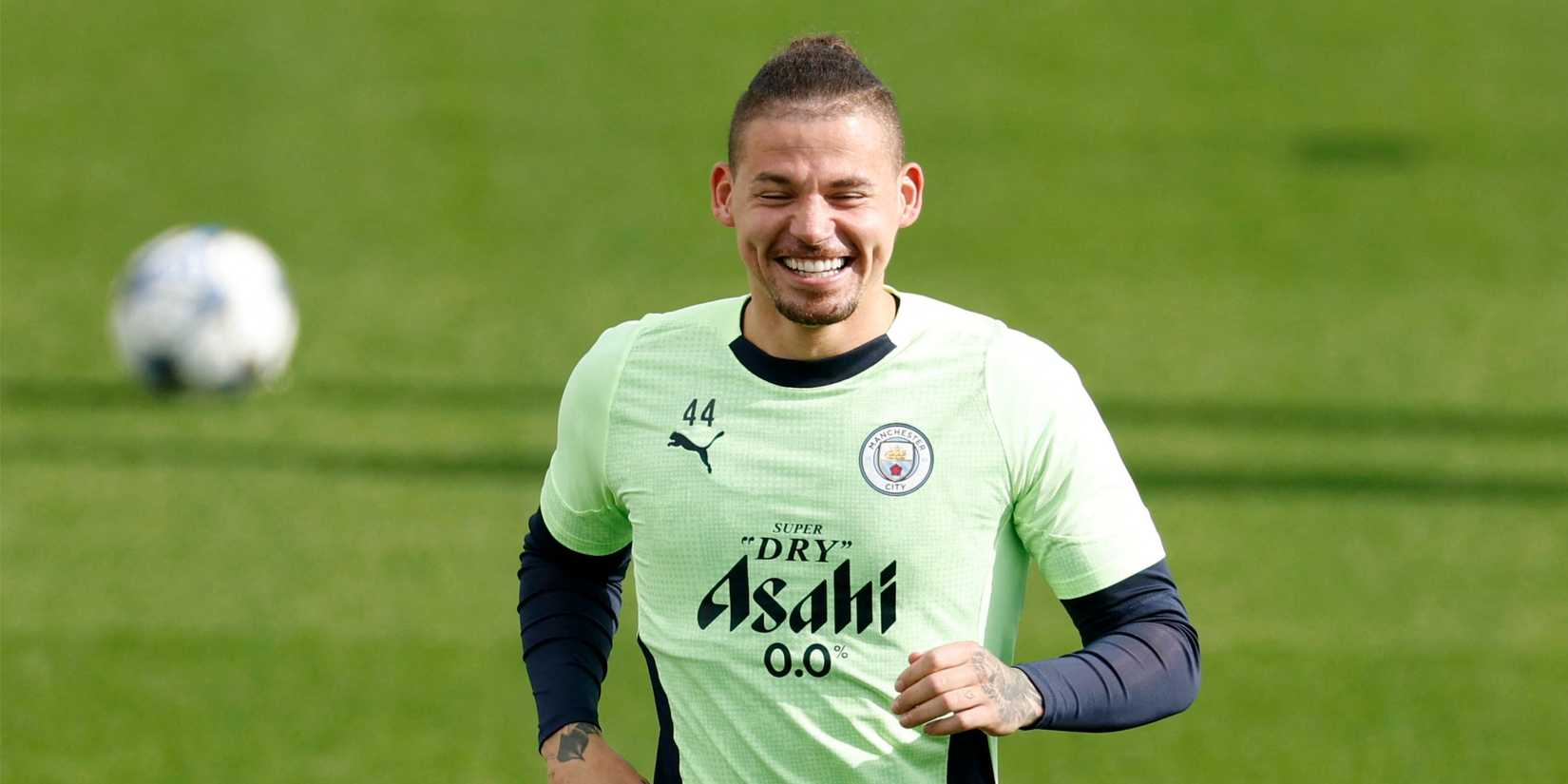 Калвин Филлипс на тренировке Манчестер Сити