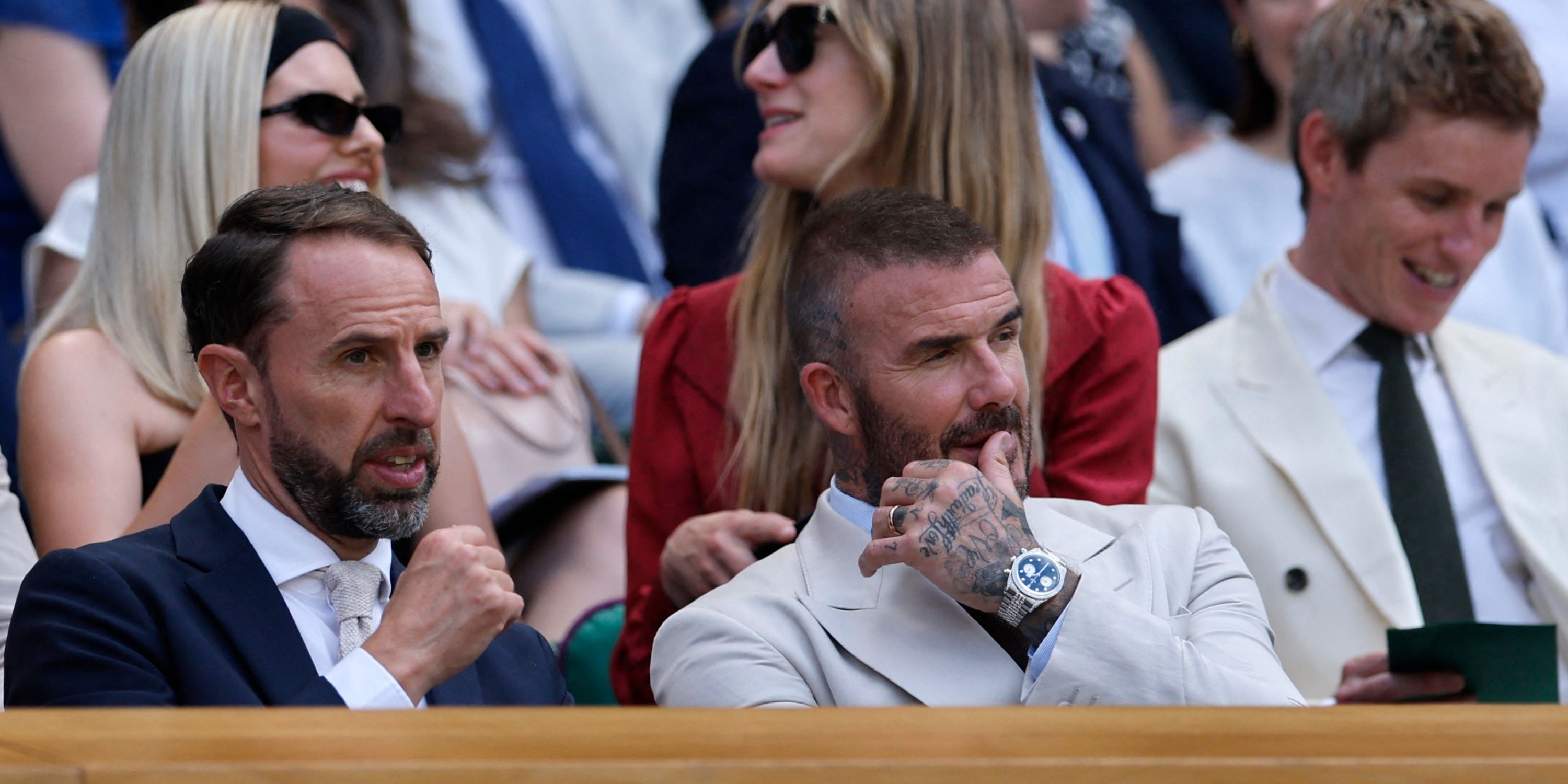 Gareth Southgate and David Beckham