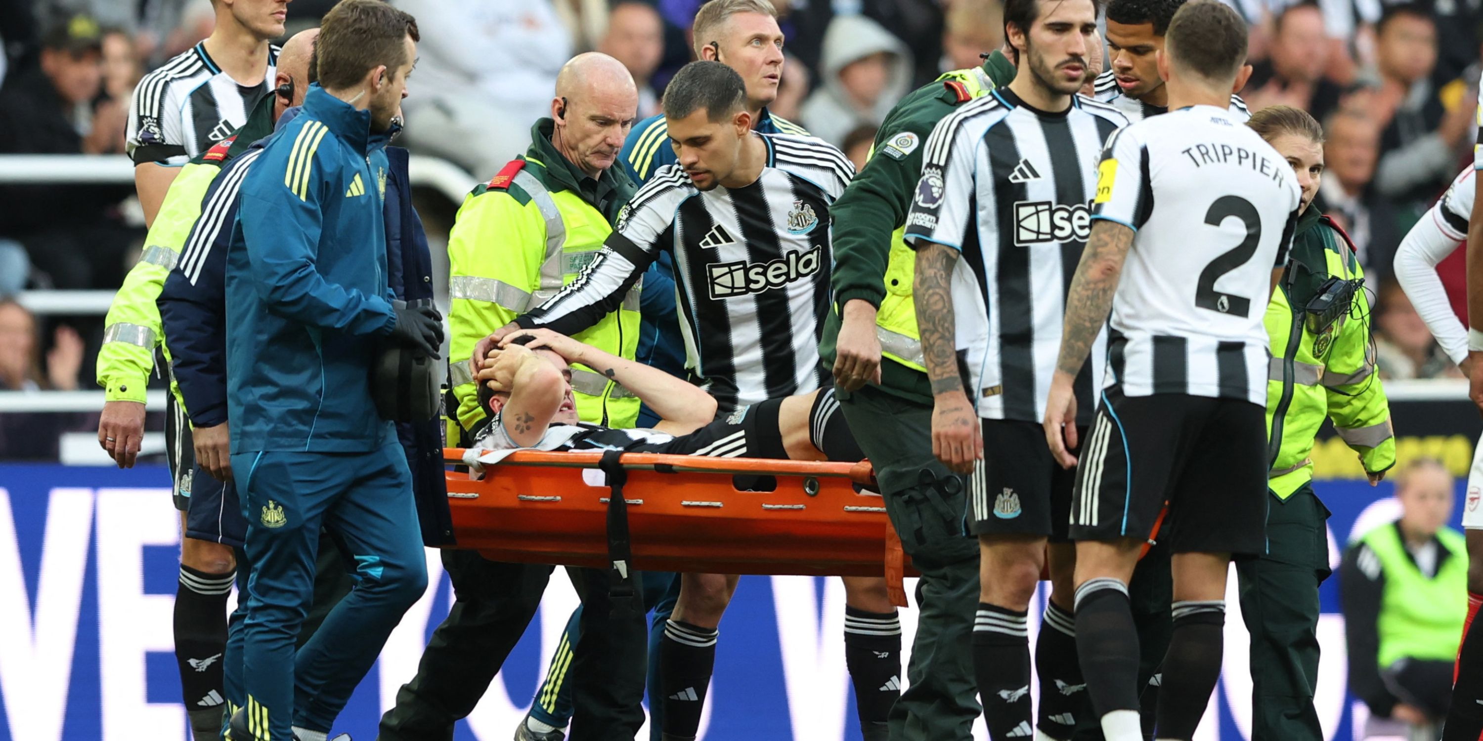 Newcastle United defender Tino Livramento