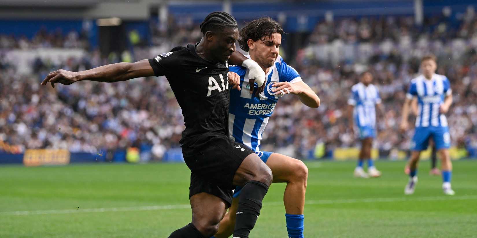Mohammed Kudus in action for Tottenham