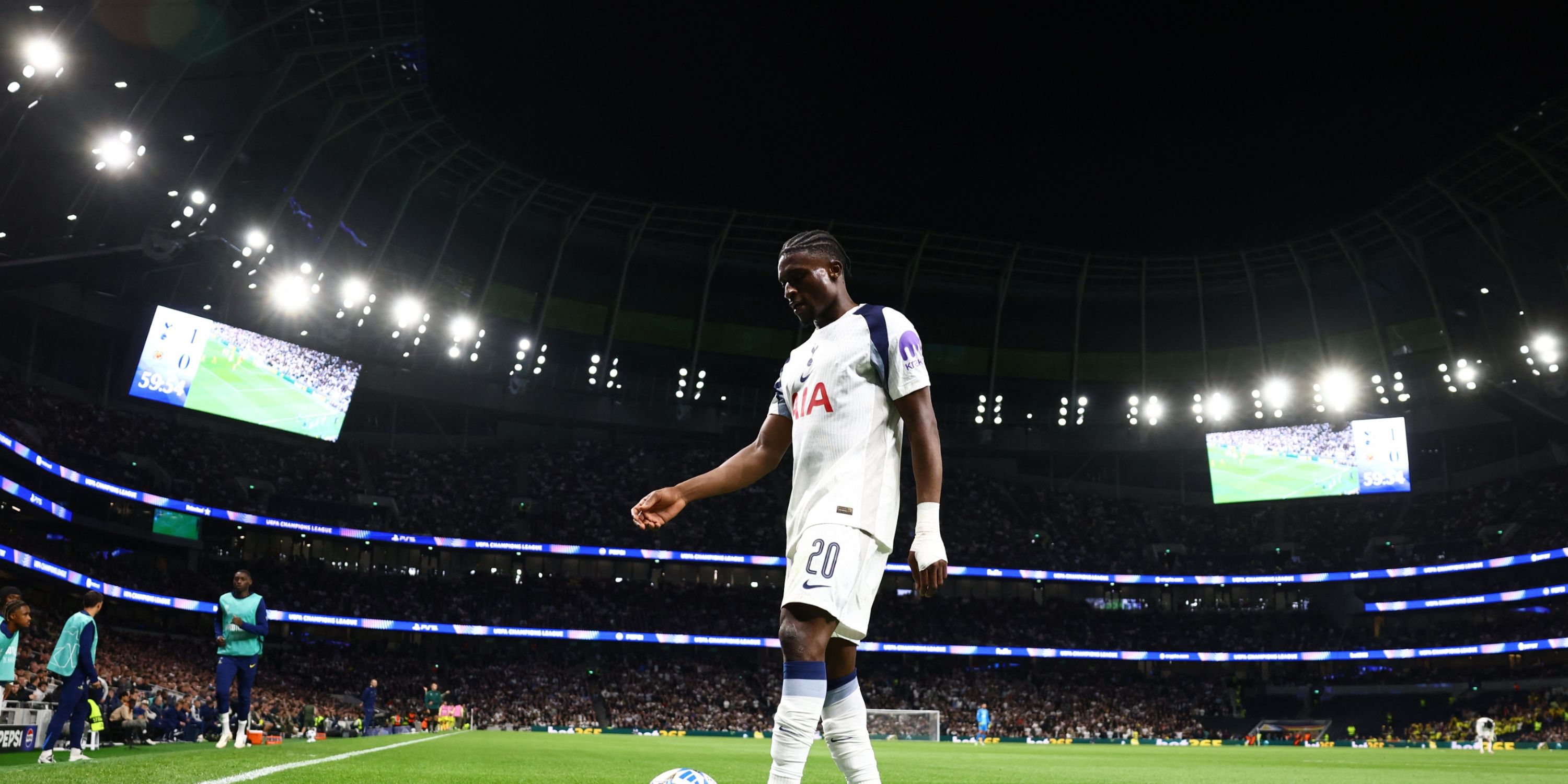 Mohammed Kudus em ação pelo Spurs