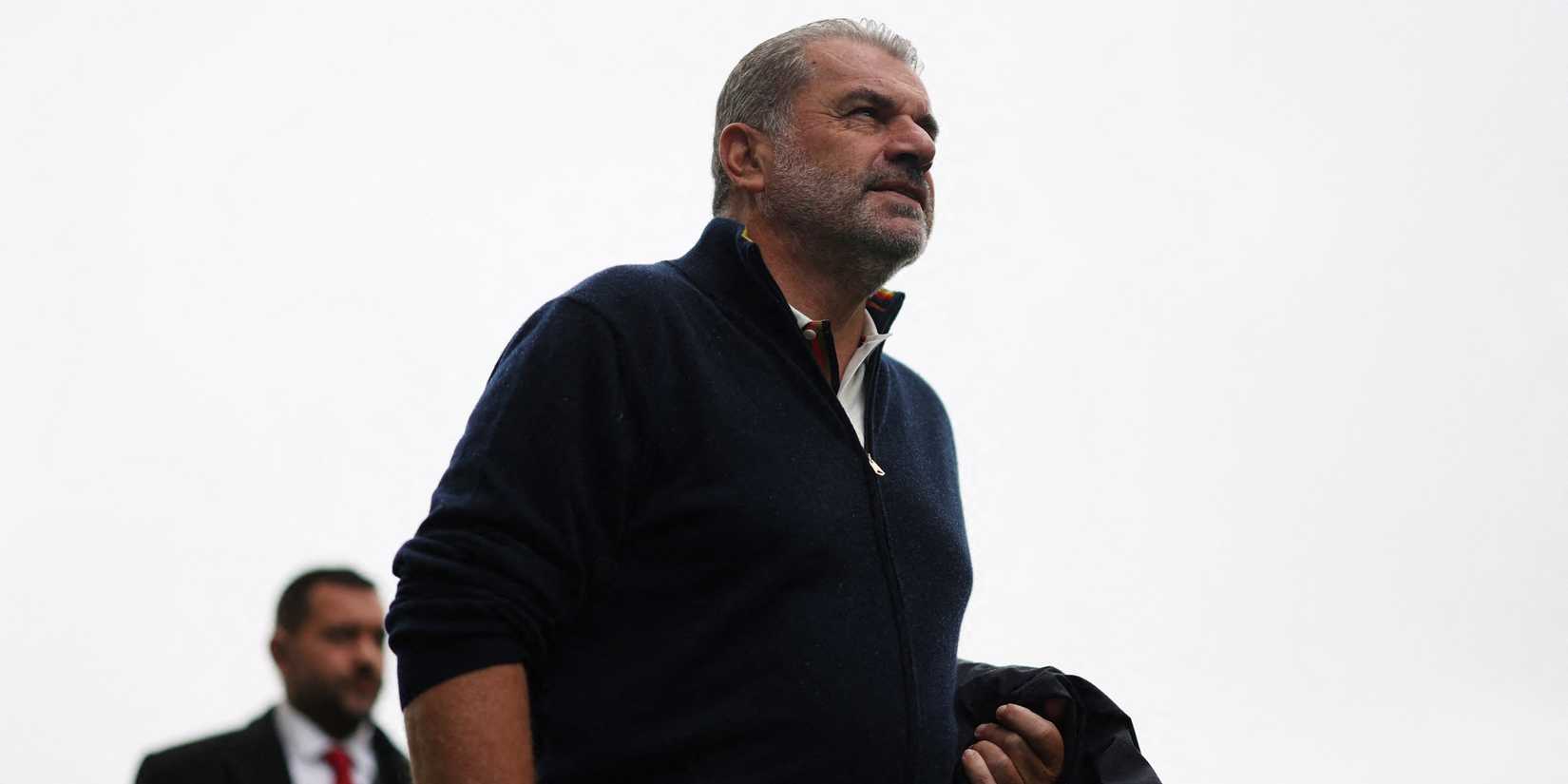 Nottingham Forest manager Ange Postecoglou arrives inside the stadium before the match