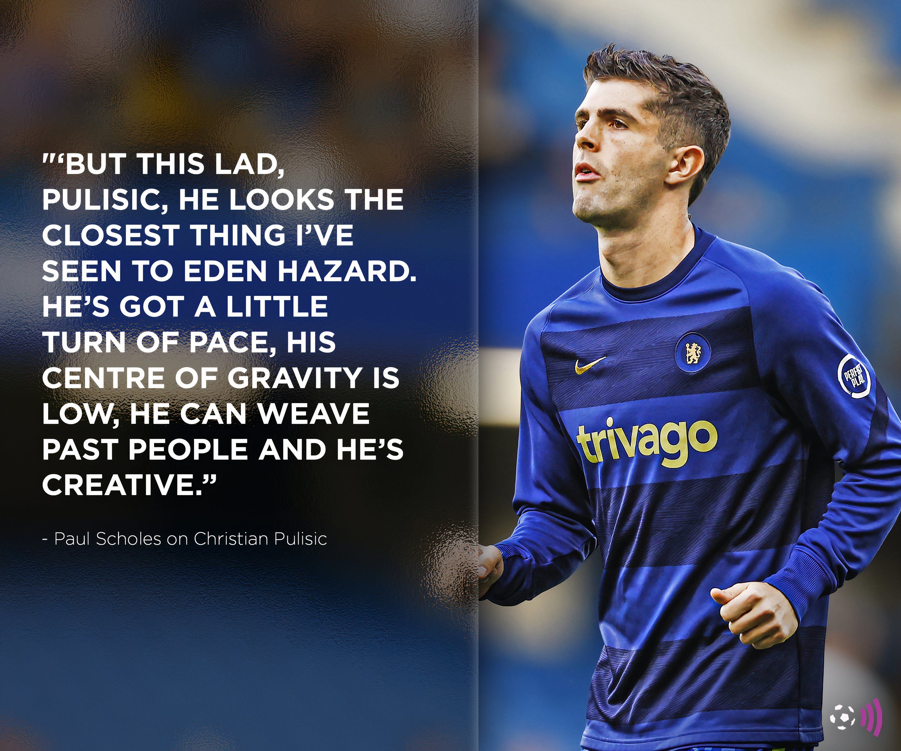 Christian Pulisic y la comparación con Eden Hazard