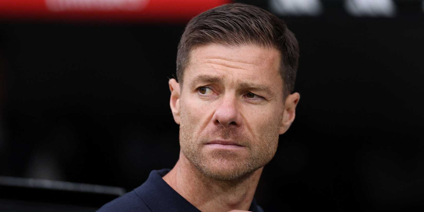 Real Madrid coach Xabi Alonso before the match