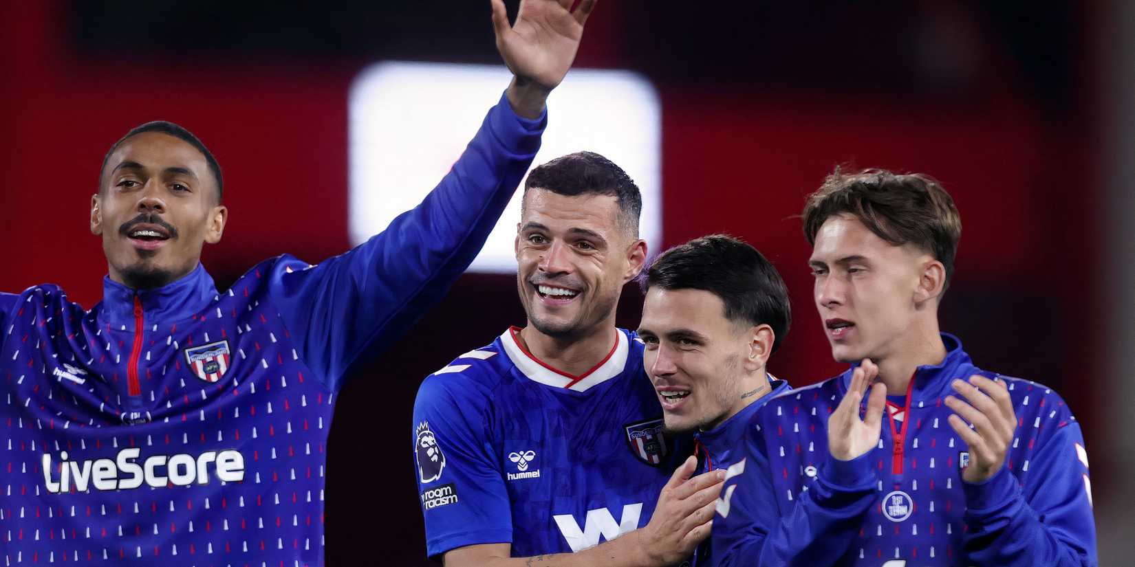 Игроки Сандерленда на поле