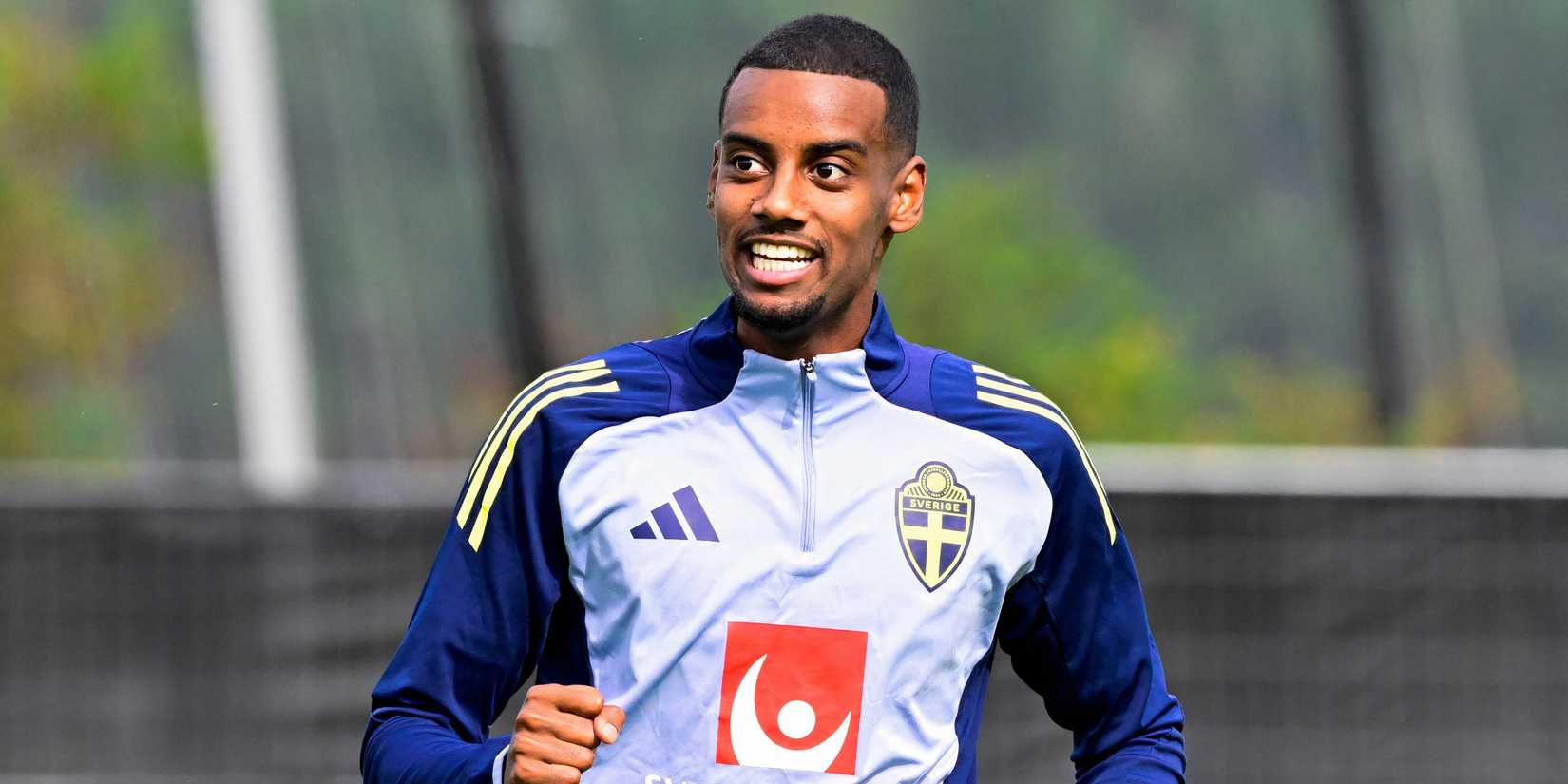 Sweden striker Alexander Isaac